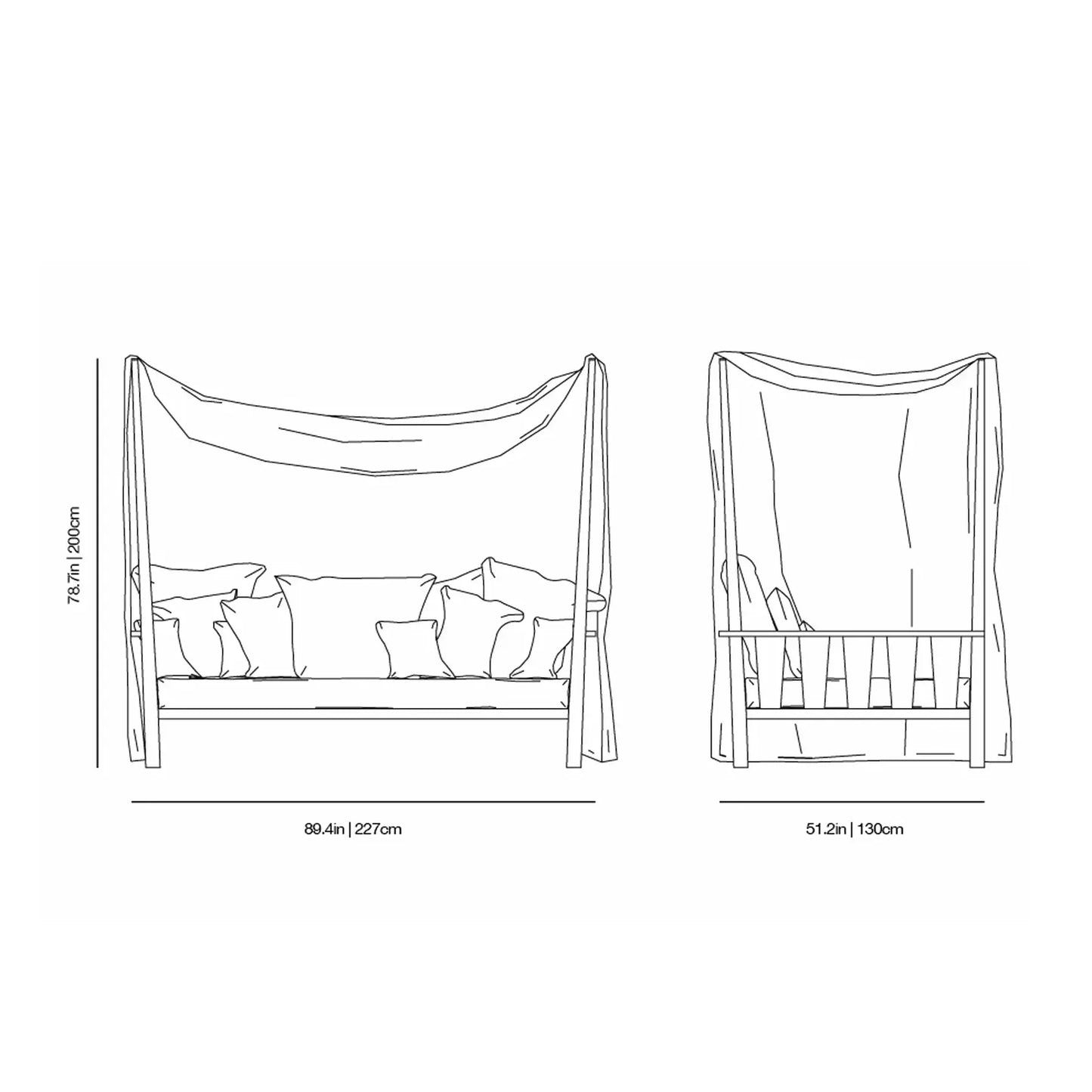 InOut 07 Canopy Sofa | Gervasoni | JANGEORGe Interior Design