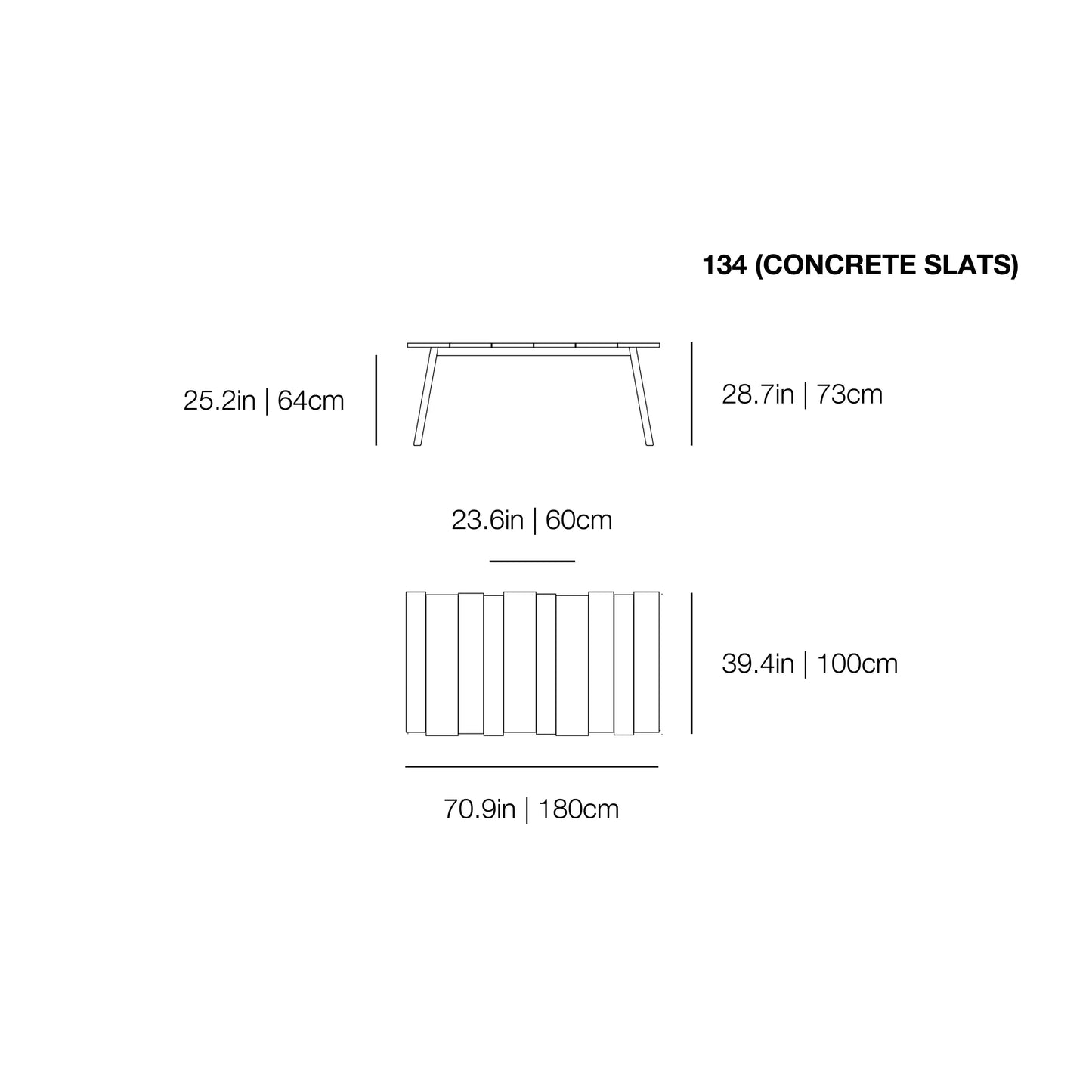 InOut 134 Dining Table | Gervasoni | JANGEORGe Interior Design