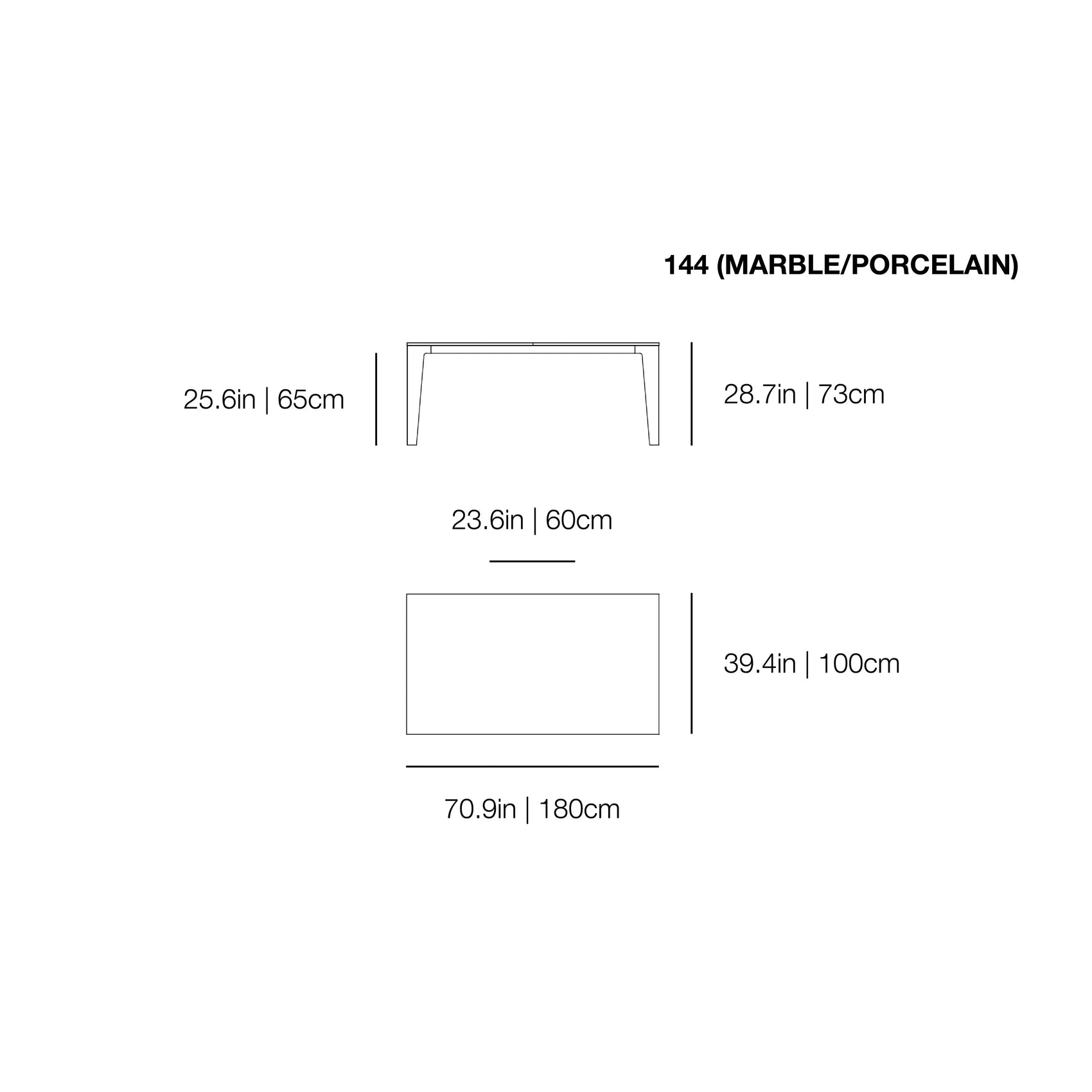 InOut 144 Dining Table | Gervasoni | JANGEORGe Interior Design