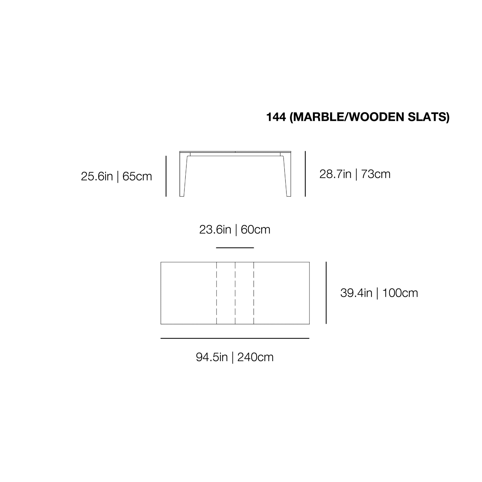 InOut 144 Dining Table | Gervasoni | JANGEORGe Interior Design