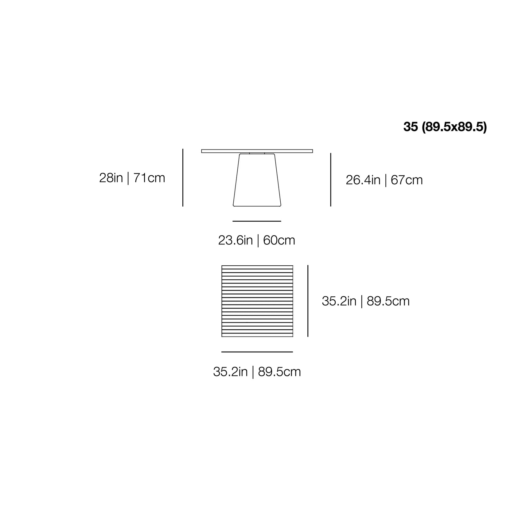 InOut 35 Dining Table | Gervasoni | JANGEORGe Interior Design