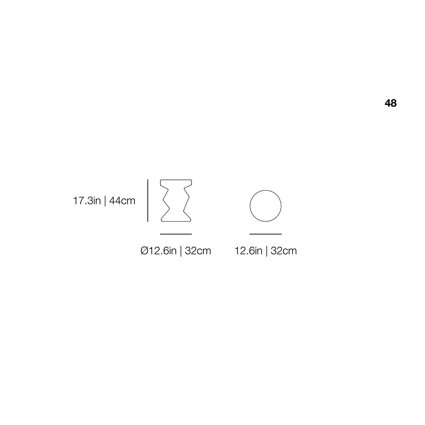 InOut 48 - Small Table | Gervasoni | JANGEORGe Interior Design