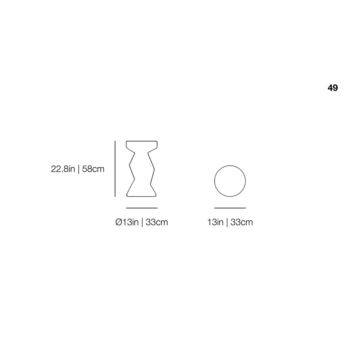 InOut 49 Side Table | Gervasoni | JANGEORGe Interior Design