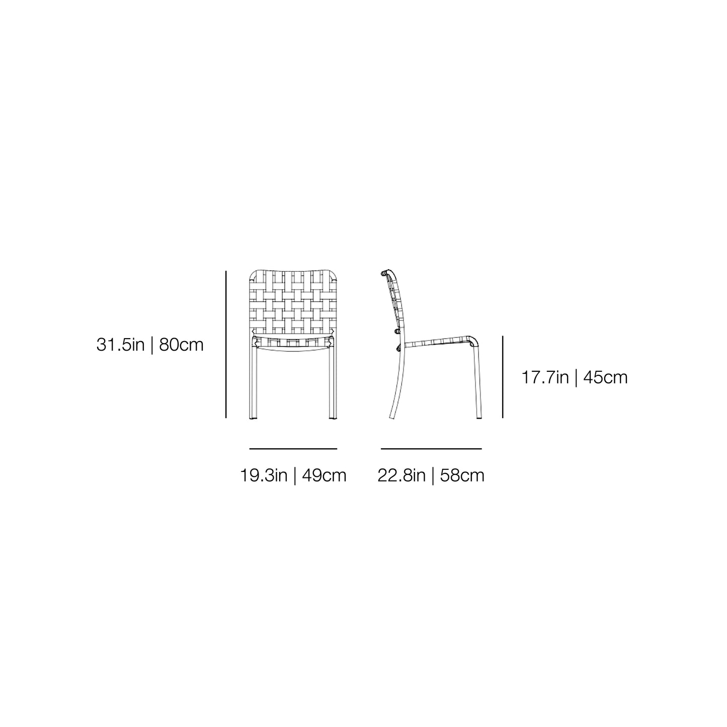 InOut 823 Outdoor Chair | Gervasoni | JANGEORGe Interior Design