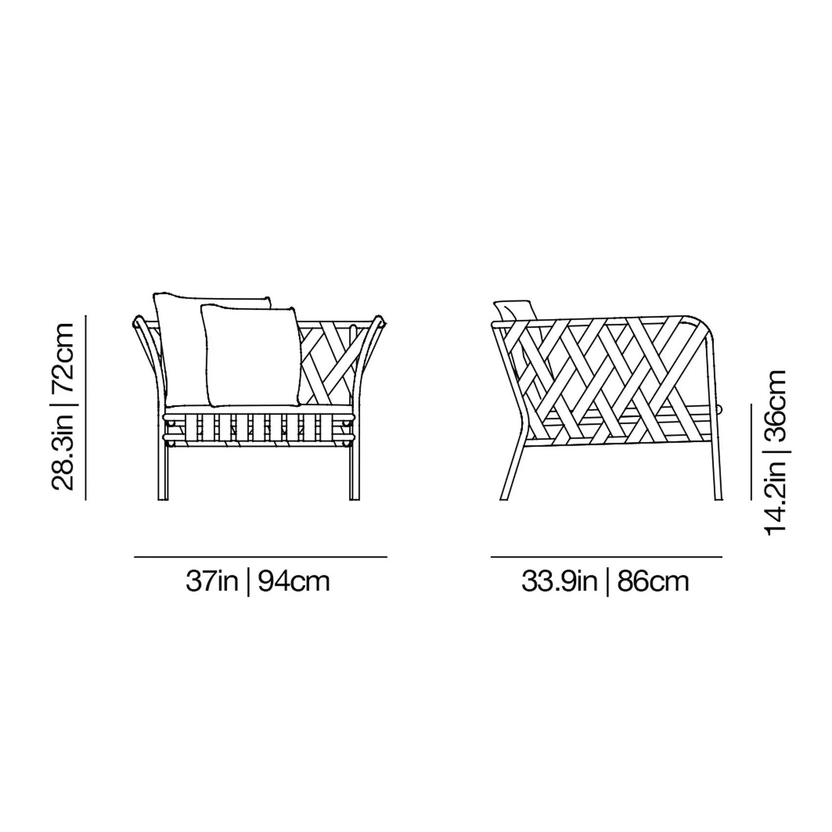 InOut 851 Armchair | Gervasoni | JANGEORGe Interior Design