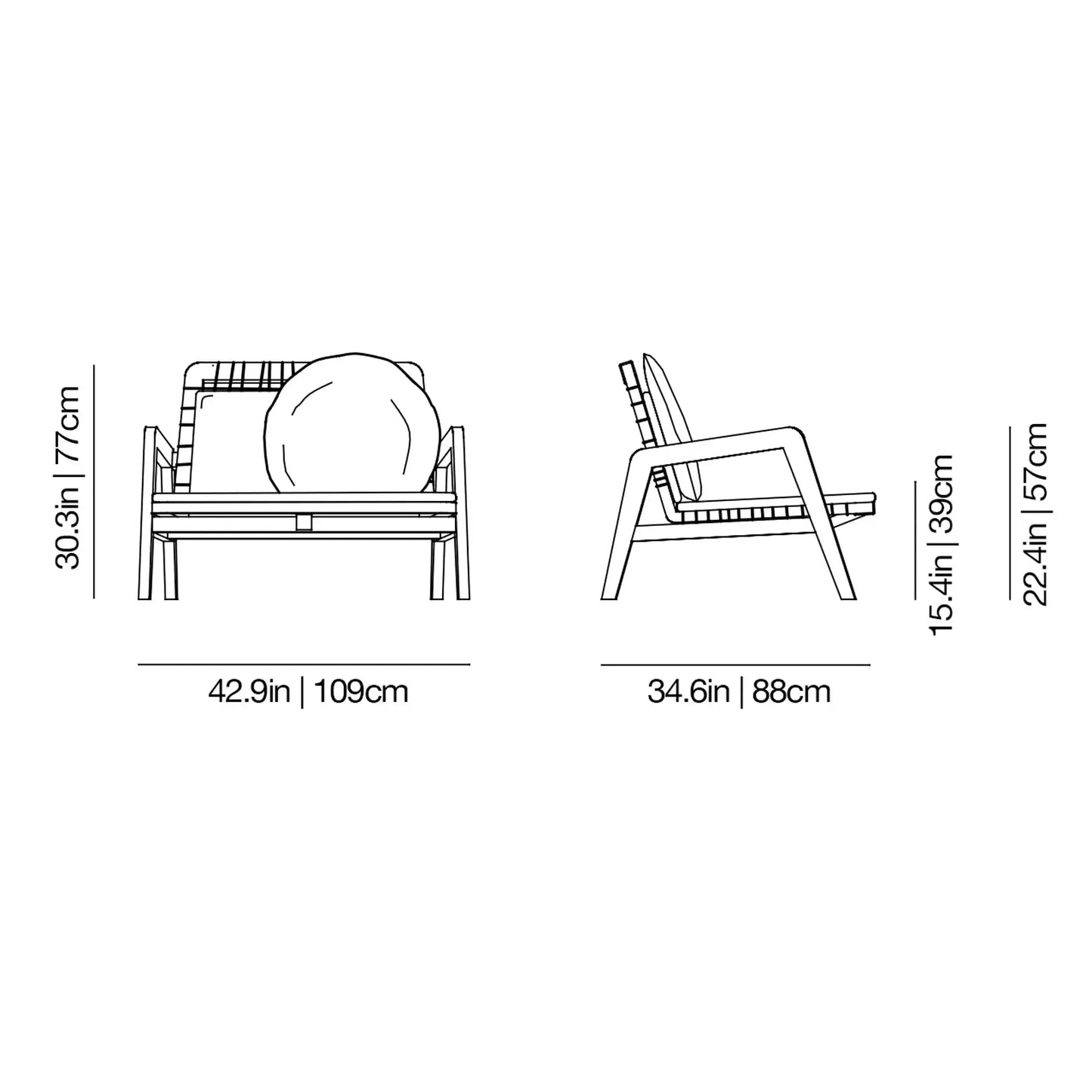 InOut 862 Loveseat | Gervasoni | JANGEORGe Interior Design