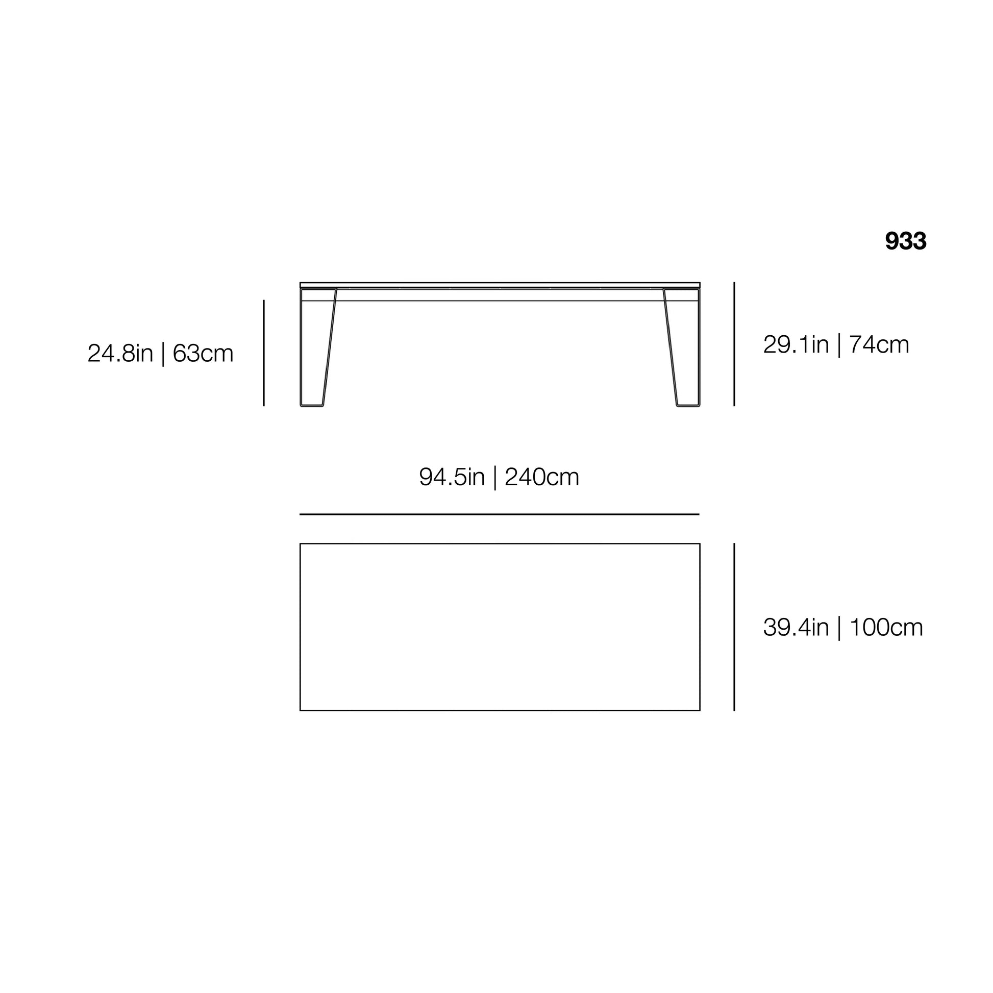 InOut 933 Outdoor Dining Table | Gervasoni | JANGEORGe Interior Design