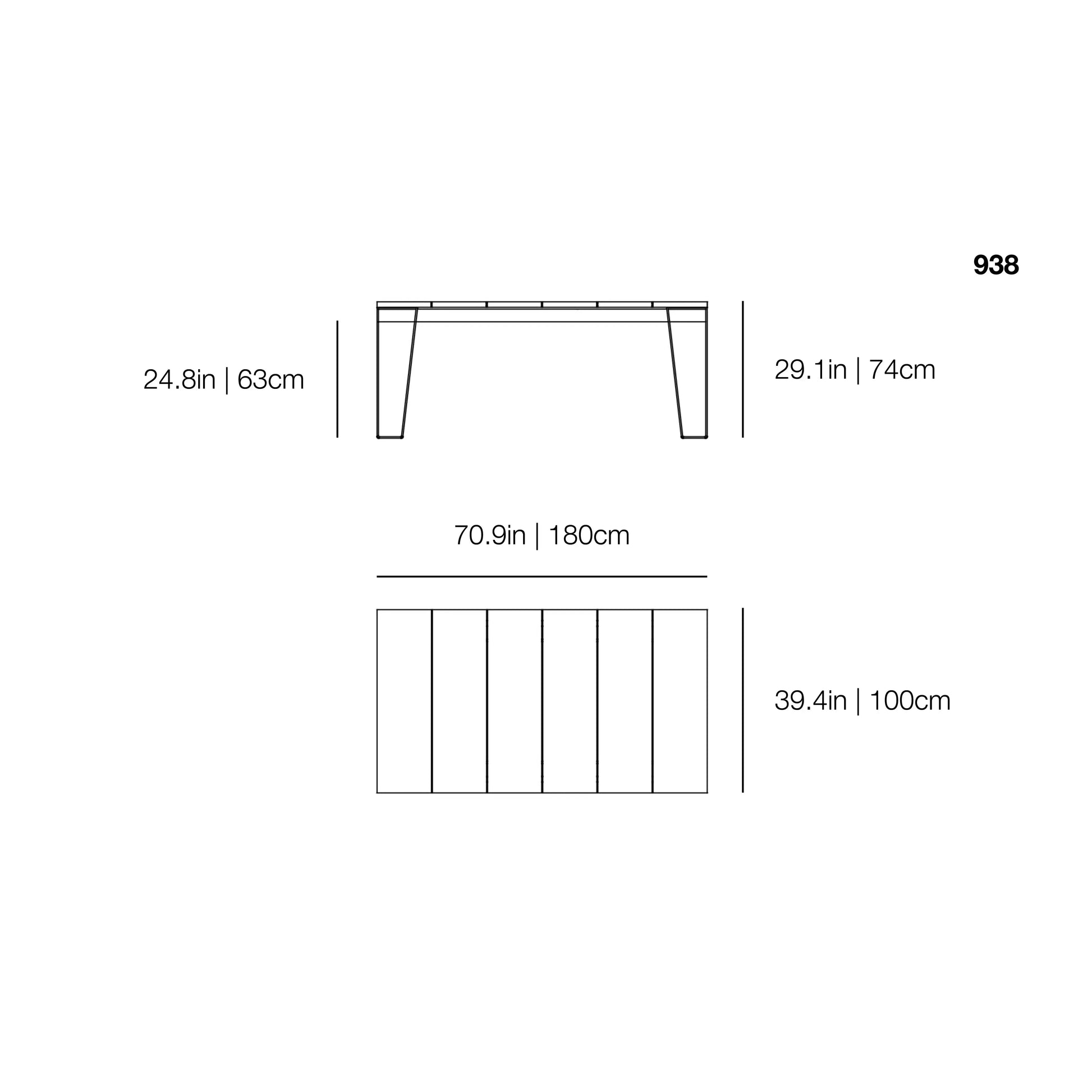 InOut 938 Outdoor Dining Table | Gervasoni | JANGEORGe Interior Design