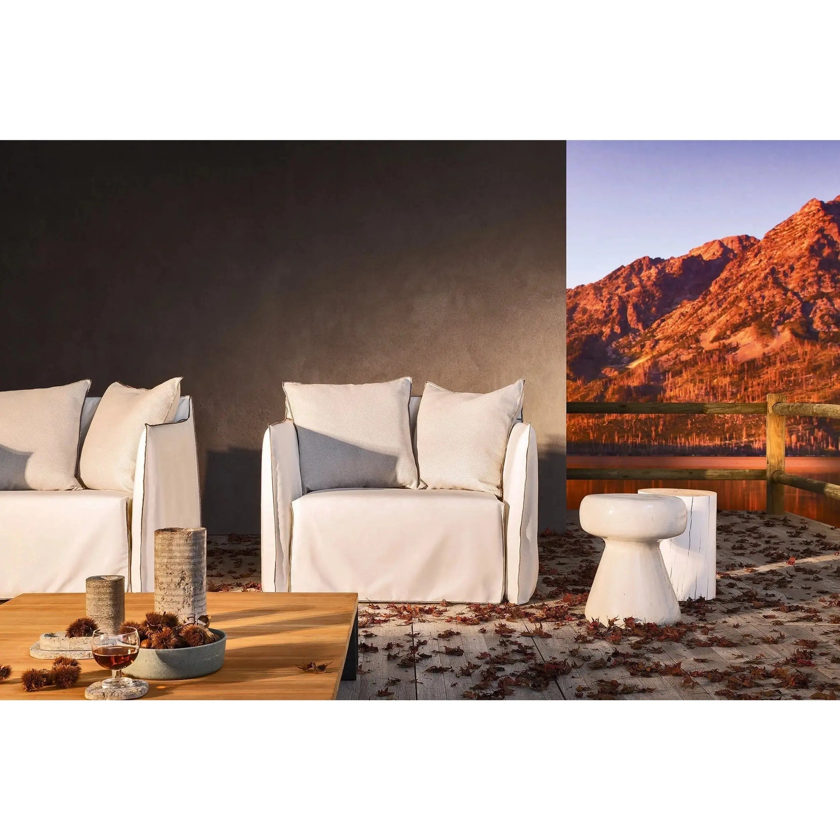 Ghost Out 09 Outdoor Loveseat | Gervasoni | JANGEORGe Interior Design