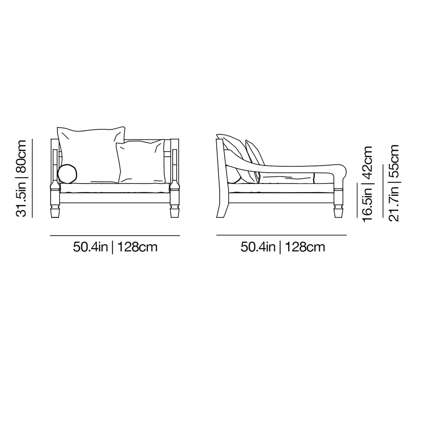 Jeko 01 Outdoor Loveseat | Gervasoni | JANGEORGe Interior Design
