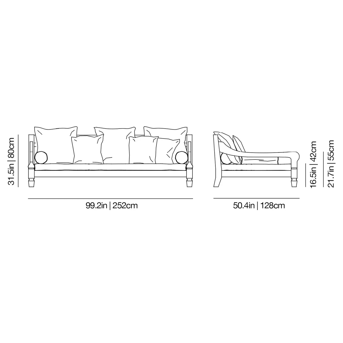 Jeko 04 Outdoor Sofa | Gervasoni | JANGEORGe Interior Design