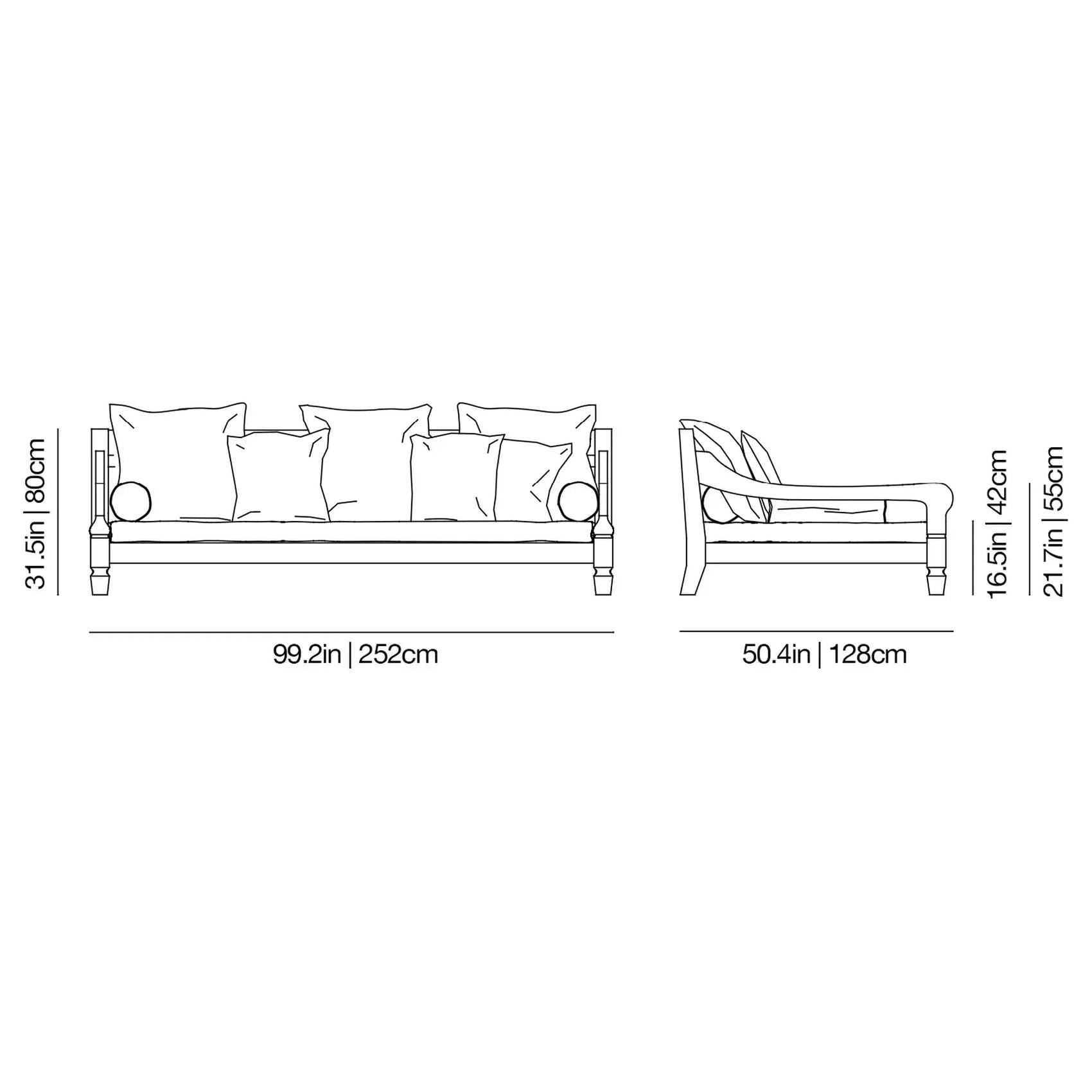 Jeko 04 Outdoor Sofa | Gervasoni | JANGEORGe Interior Design