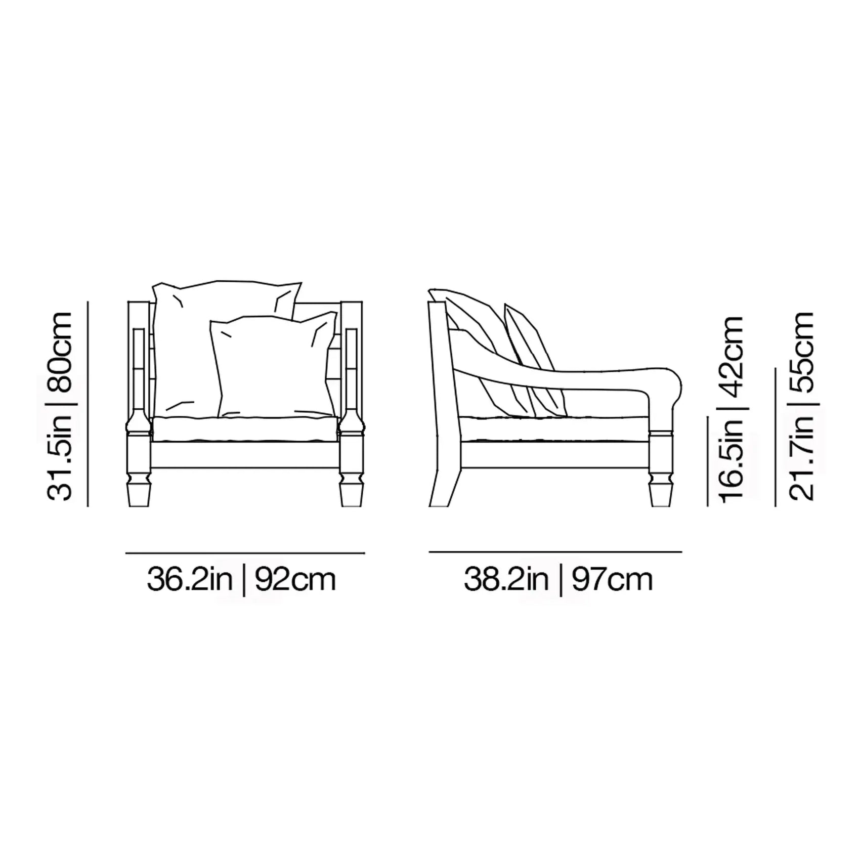 Jeko 05 Outdoor Armchair | Gervasoni | JANGEORGe Interior Design