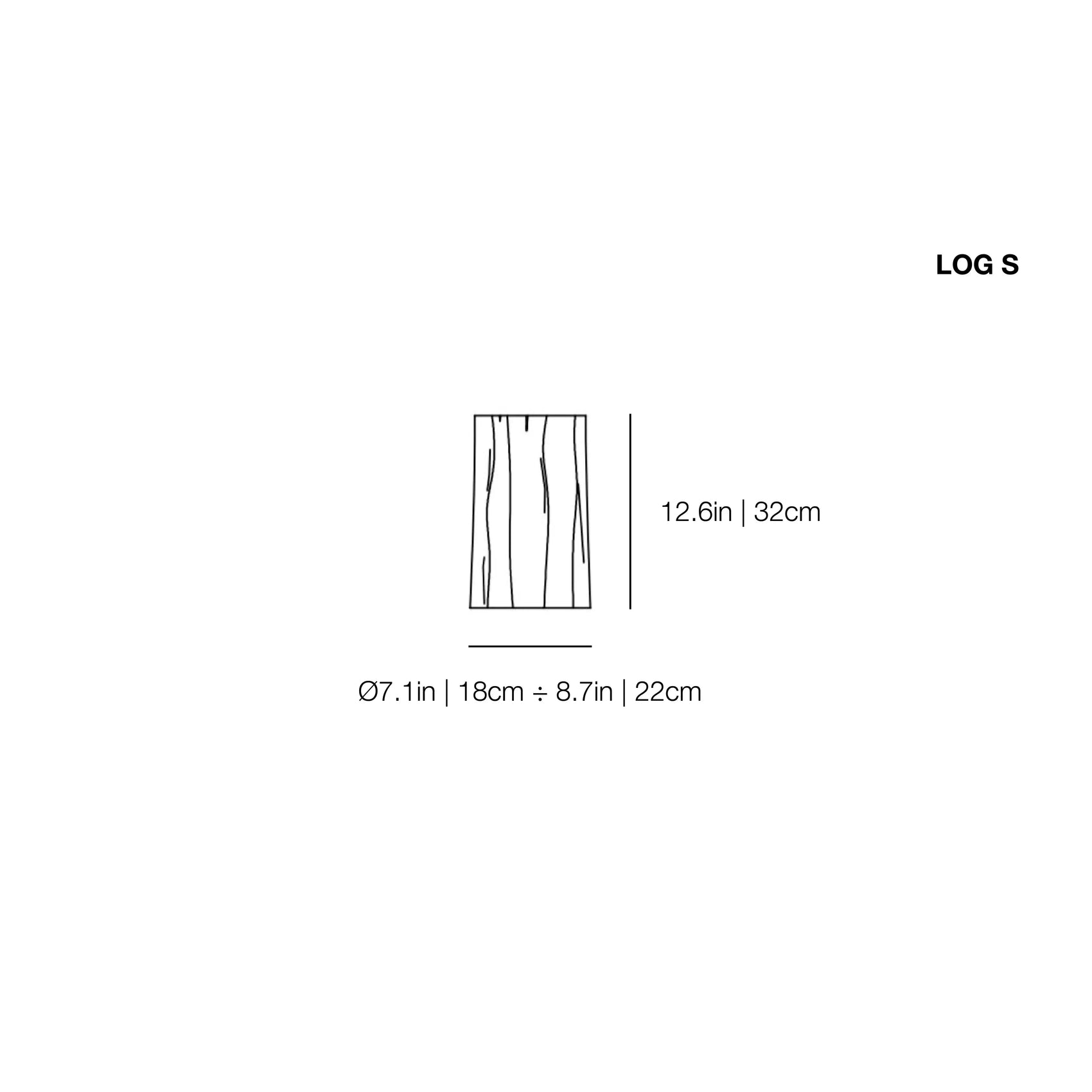 Log Side Table | Gervasoni | JANGEORGe Interior Design
