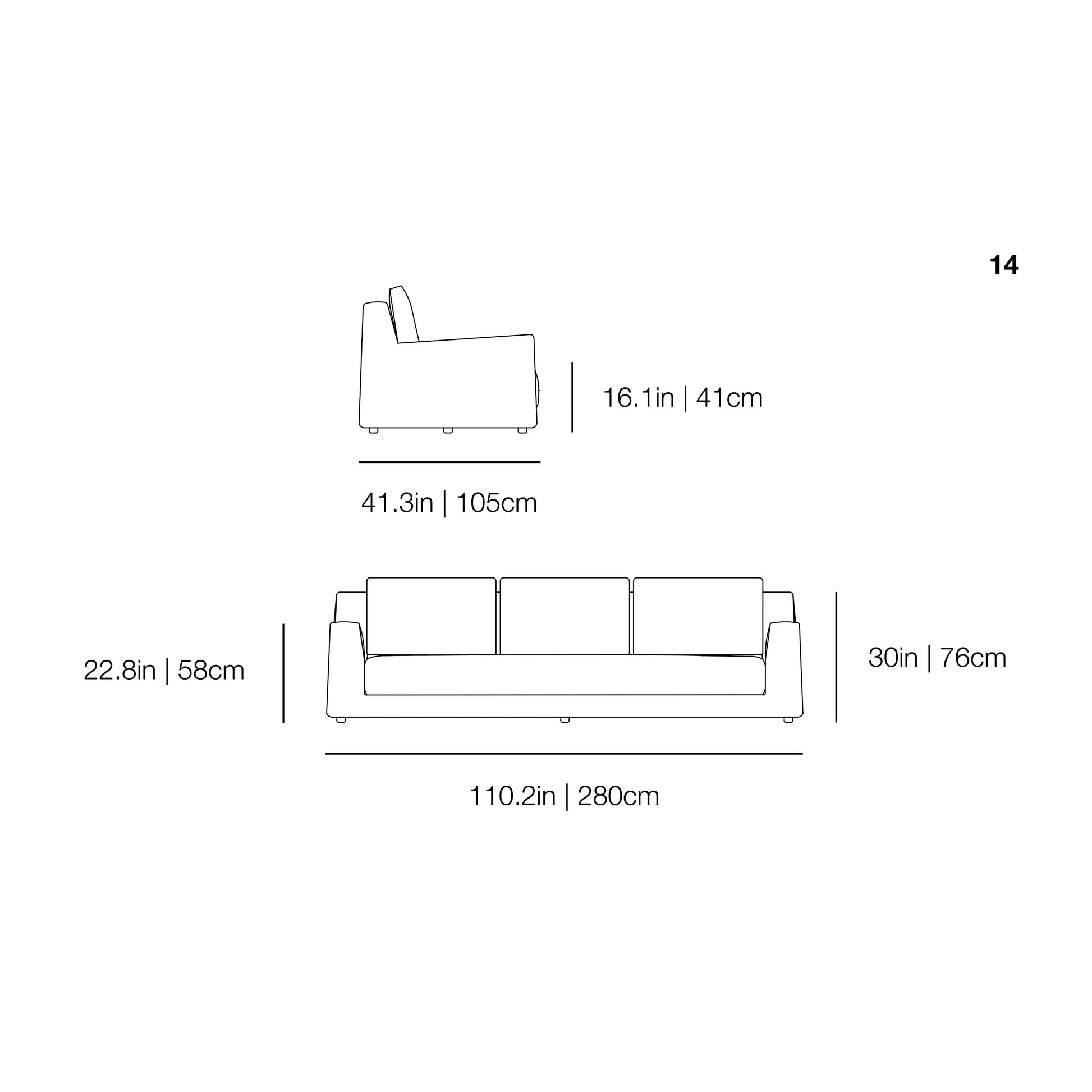 LOLL 14 Sofa | Gervasoni | JANGEORGe Interior Design