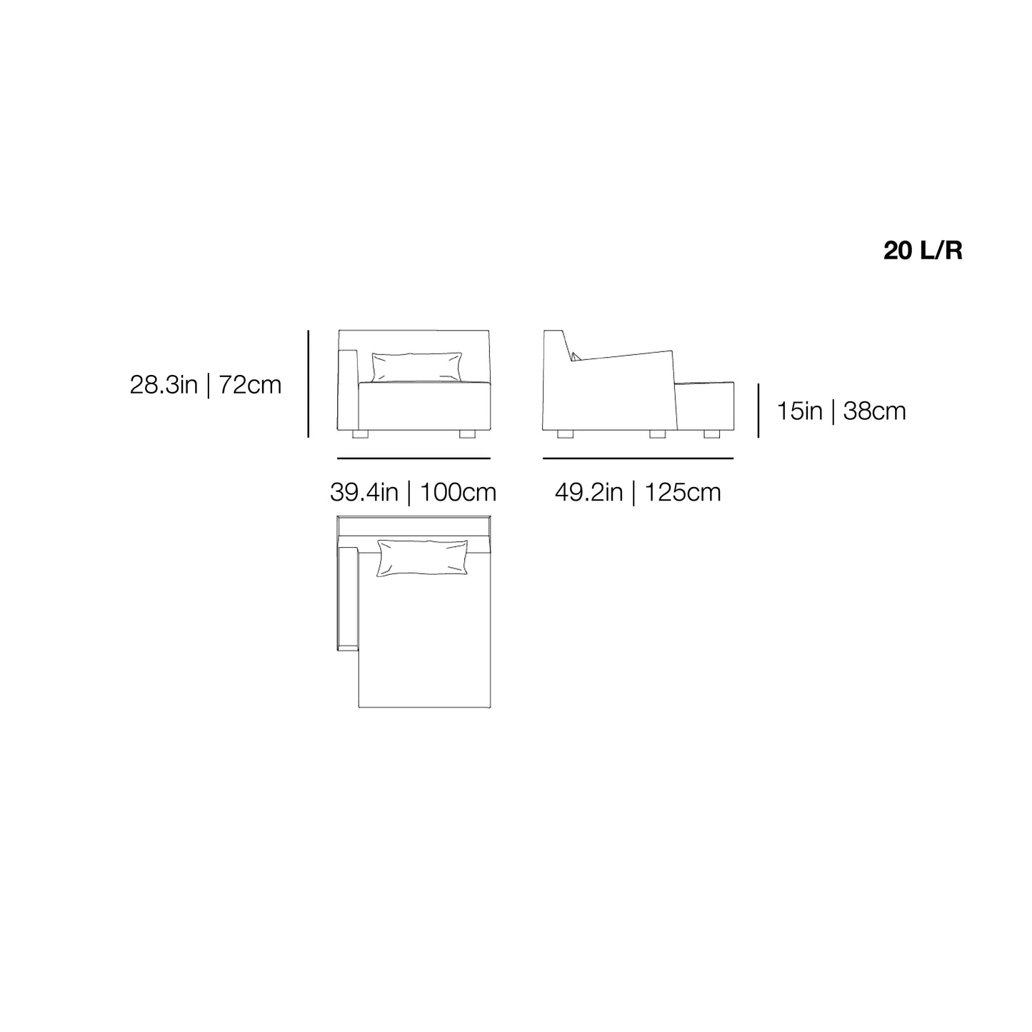 More 20 Modular Dormeuse | Gervasoni | JANGEORGe Interior Design