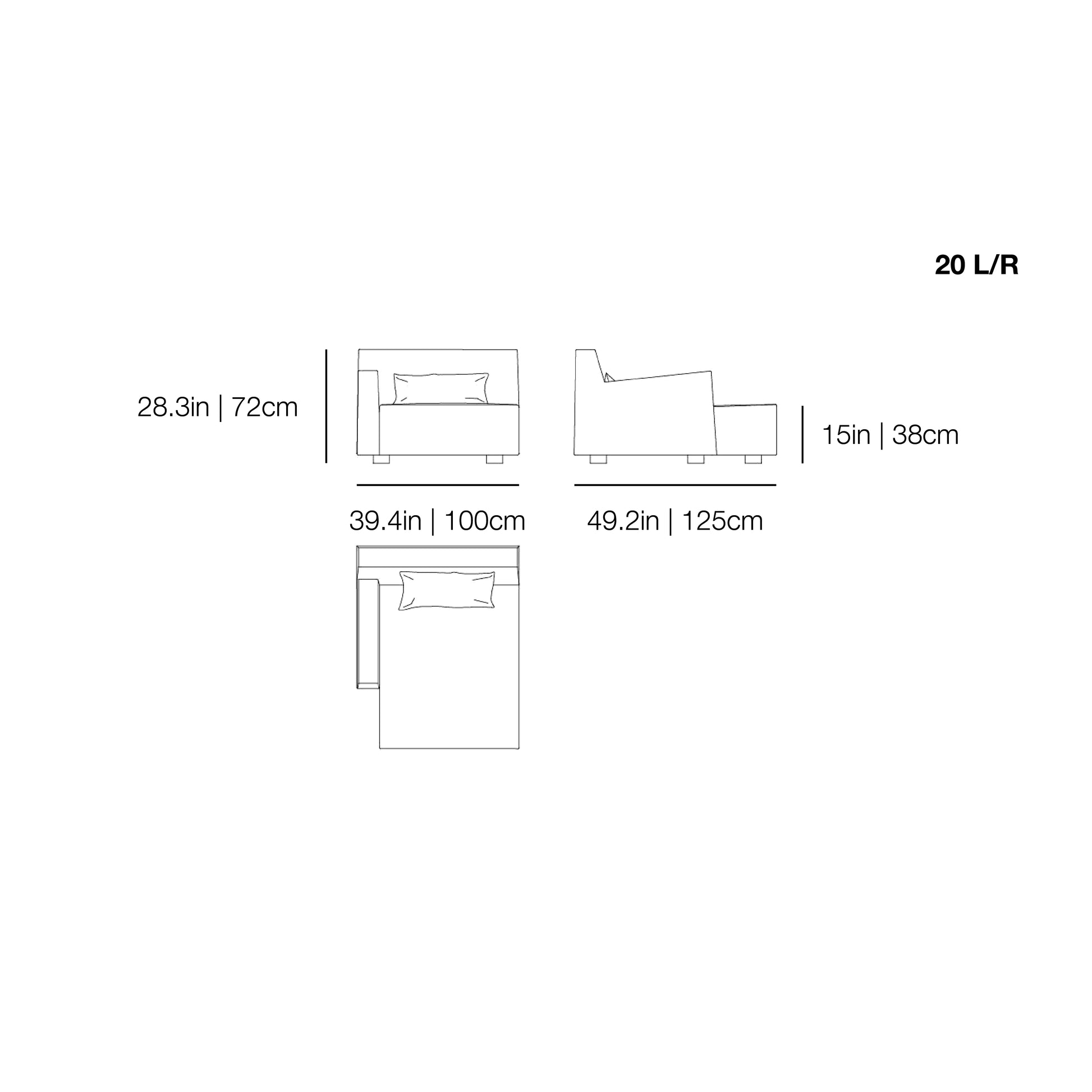 More 20 Modular Dormeuse | Gervasoni | JANGEORGe Interior Design