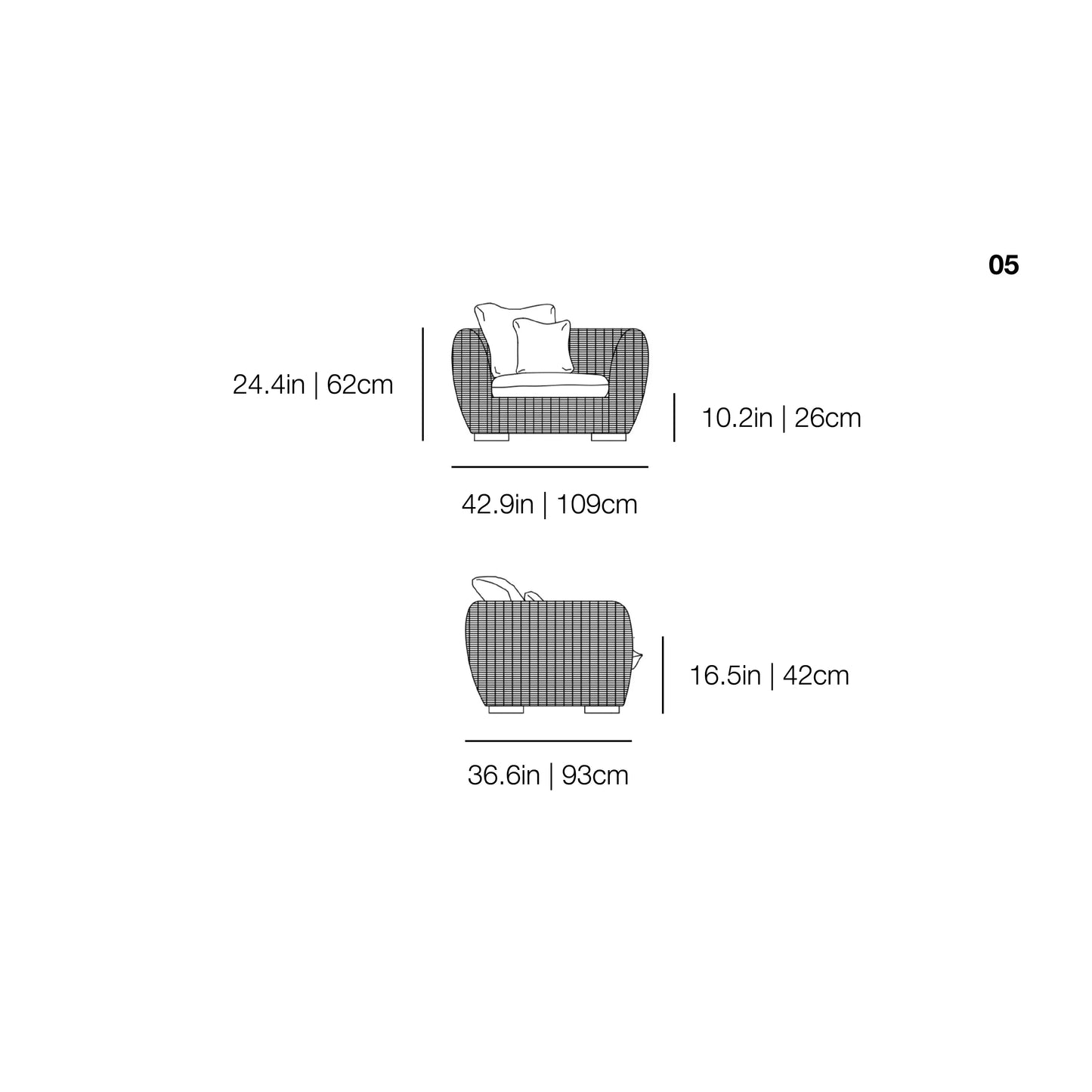 Panda 05 Outdoor Armchair | Gervasoni | JANGEORGe Interior Design