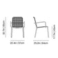 Straw 24 Dining Armchair | Gervasoni | JANGEORGe Interior Design