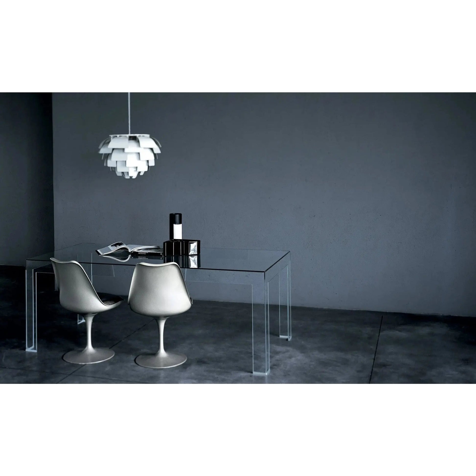 Atlantis Tavoli Alti Glass Dining Table | Glas Italia | JANGEORGe Interior Design