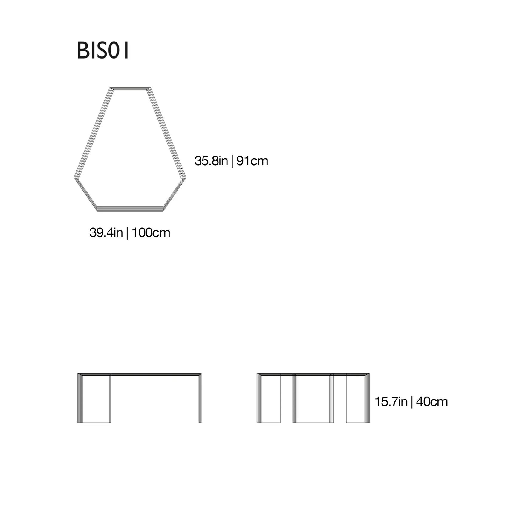 Bisel Glass Table | Glas Italia | JANGEORGe Interior Design