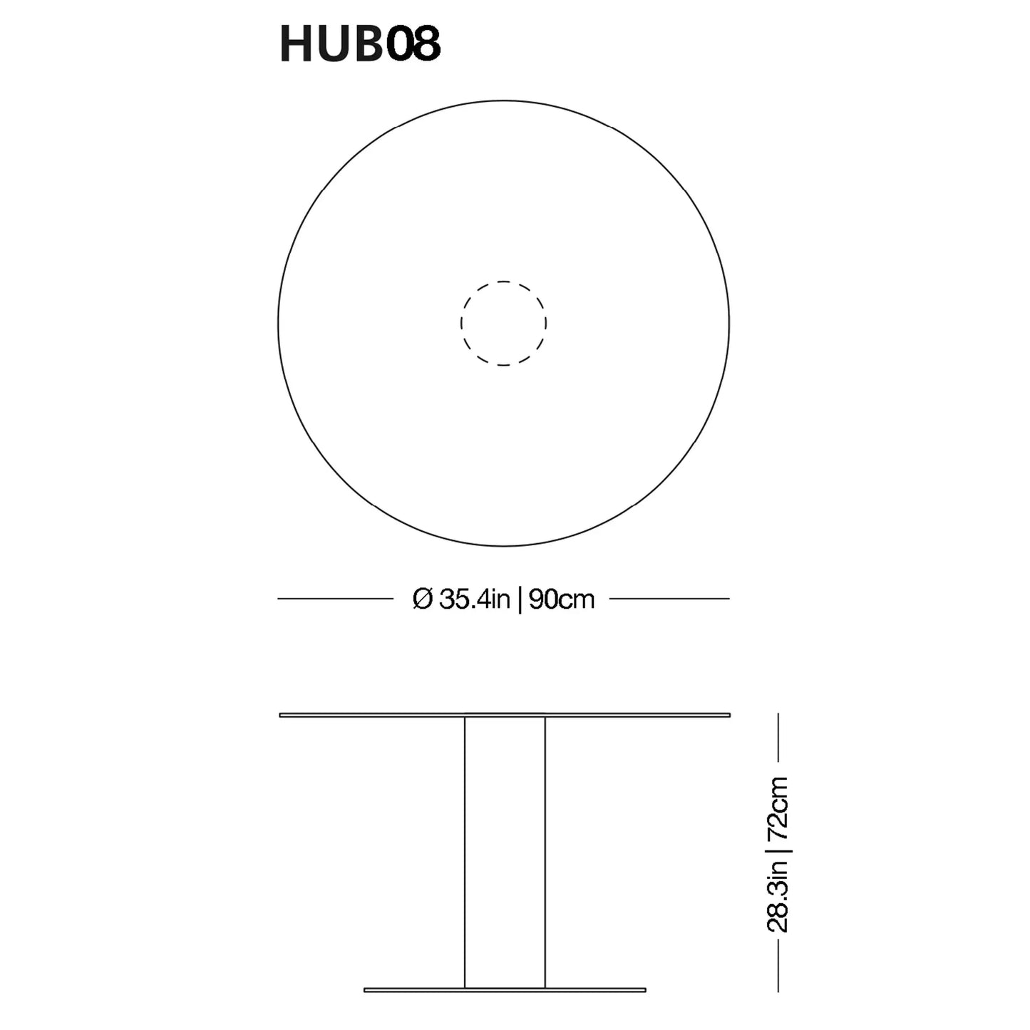 Bistrot Hub High Glass Table | Glas Italia | JANGEORGe Interior Design