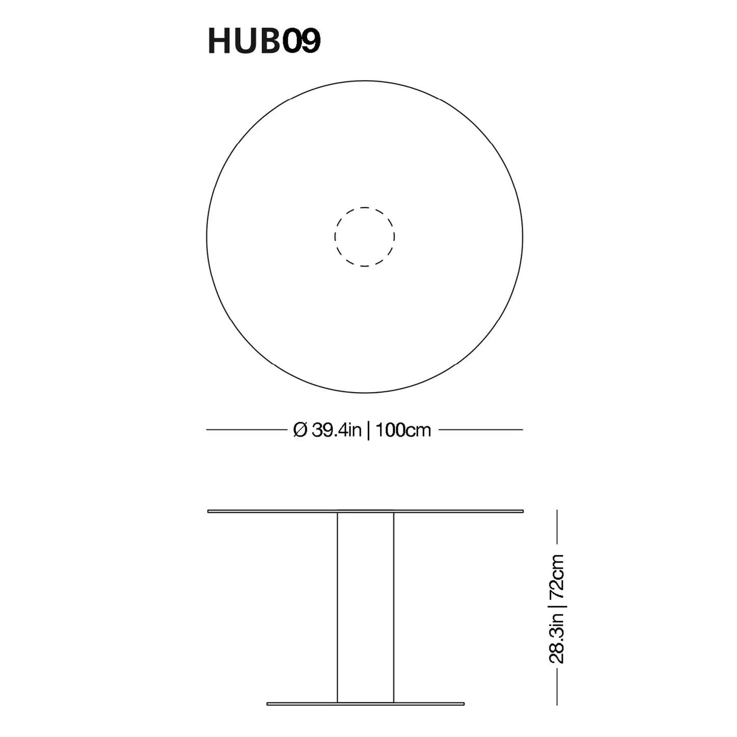 Bistrot Hub High Glass Table | Glas Italia | JANGEORGe Interior Design