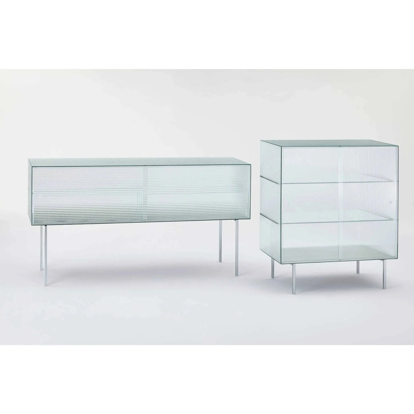 Commodore Glass Storage Unit | Glas Italia | JANGEORGe Interior Design