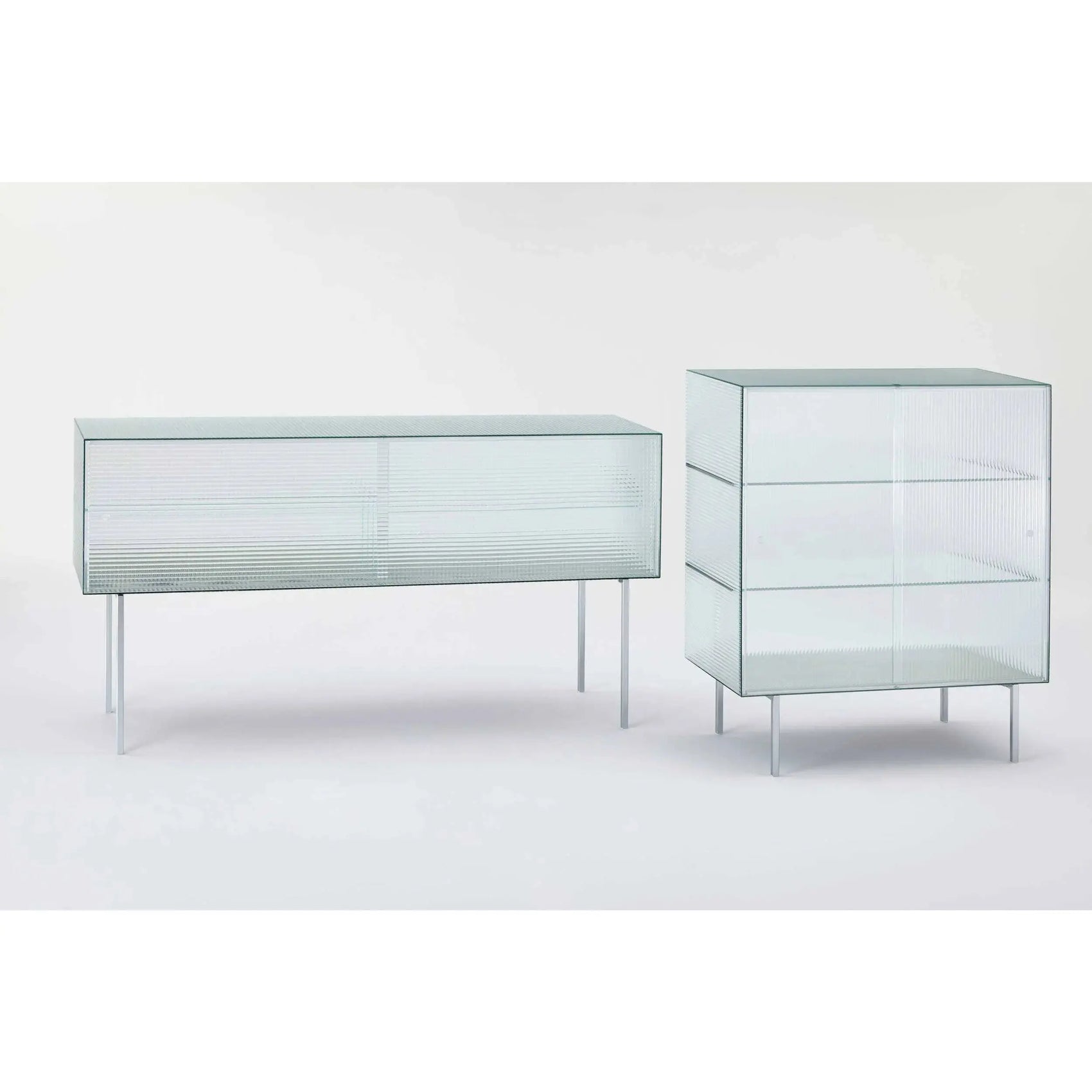 Commodore Glass Storage Unit | Glas Italia | JANGEORGe Interior Design