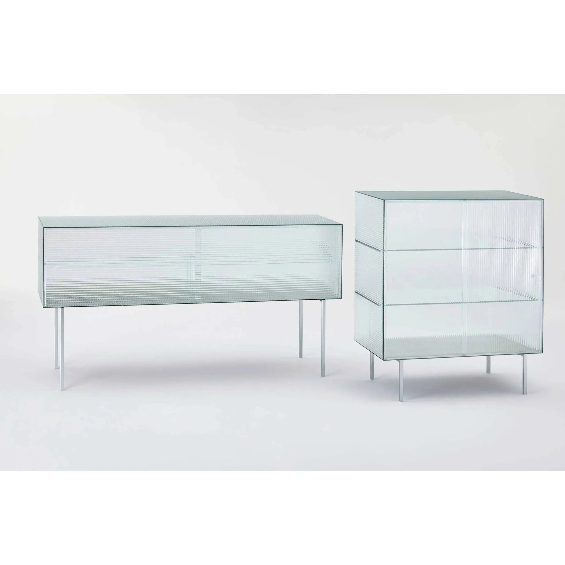 Commodore Glass Storage Unit | Glas Italia | JANGEORGe Interior Design