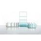 Deep Sea Glass Bookcase | Glas Italia | JANGEORGe Interior Design
