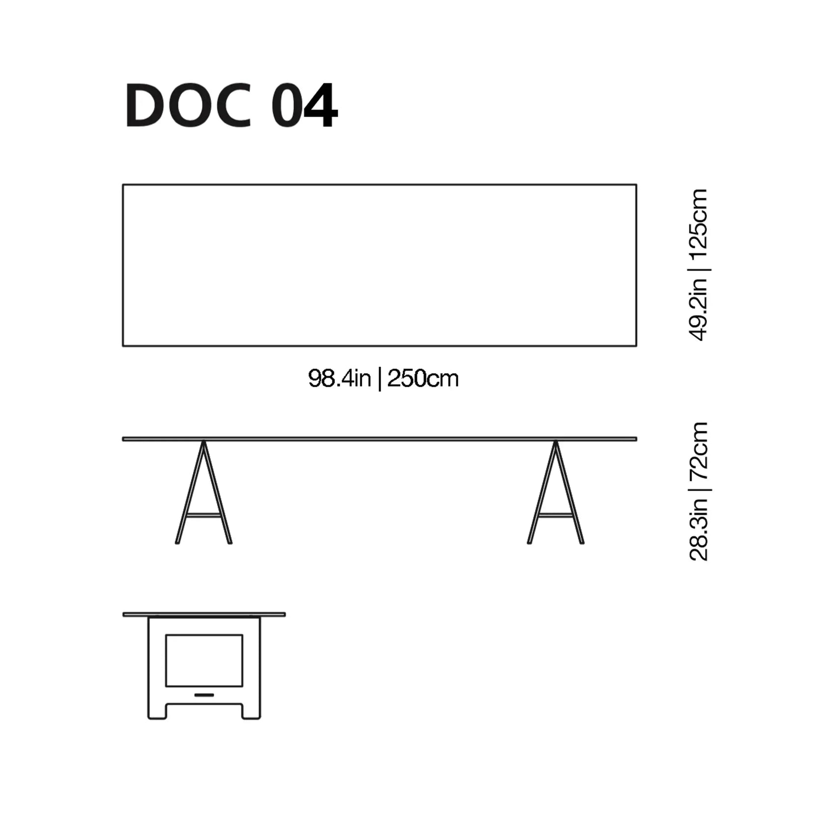 Don Cavalletto Glass Table | Glas Italia | JANGEORGe Interior Design