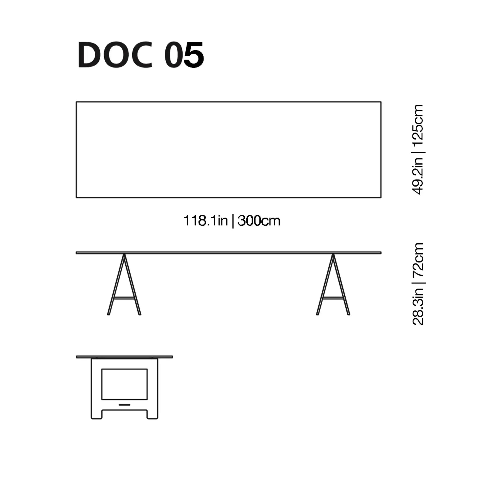 Don Cavalletto Glass Table | Glas Italia | JANGEORGe Interior Design