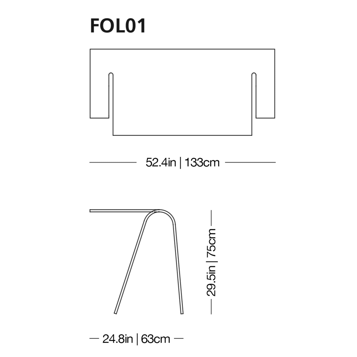 Folio Writing Desk | Glas Italia | JANGEORGe Interior Design