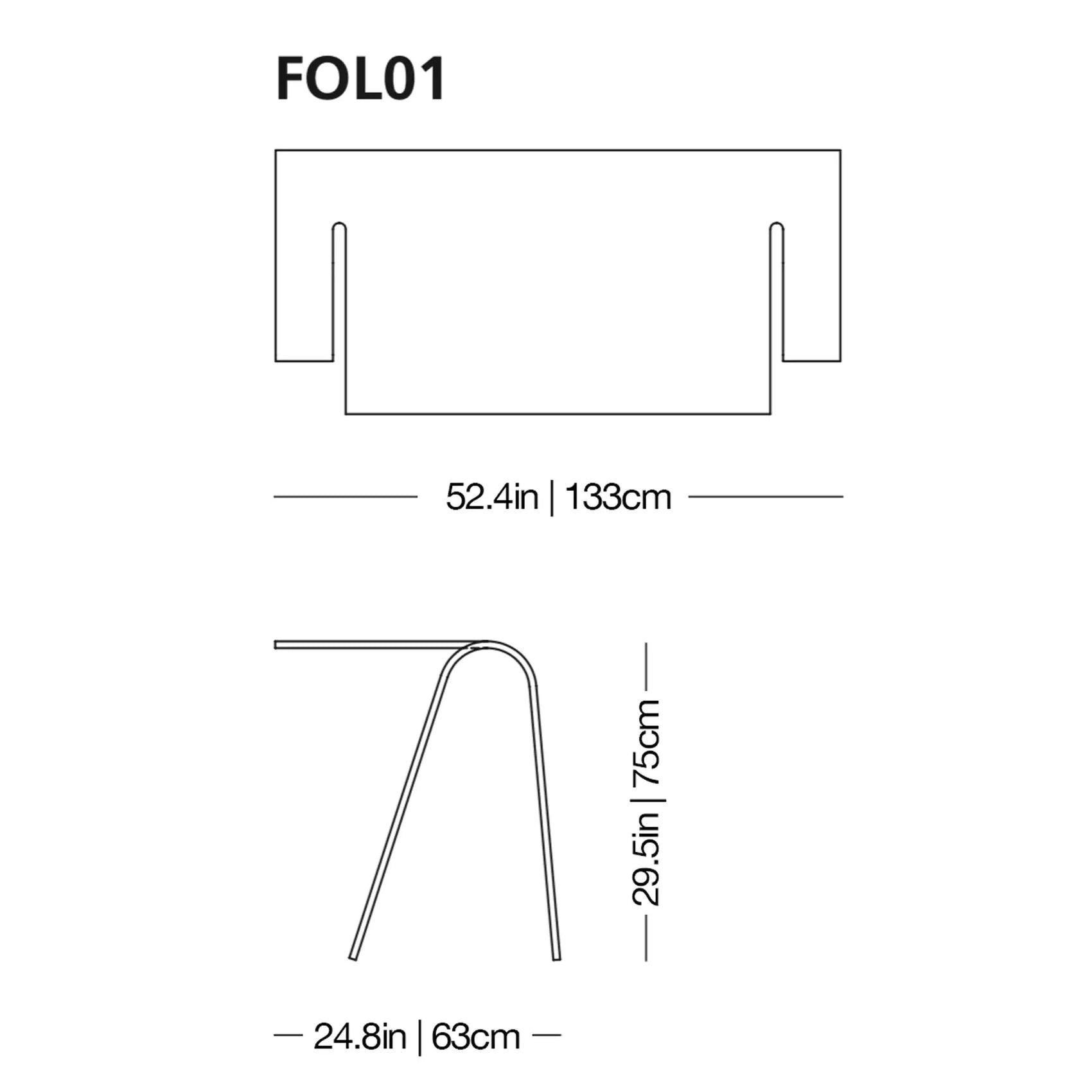 Folio Writing Desk | Glas Italia | JANGEORGe Interior Design
