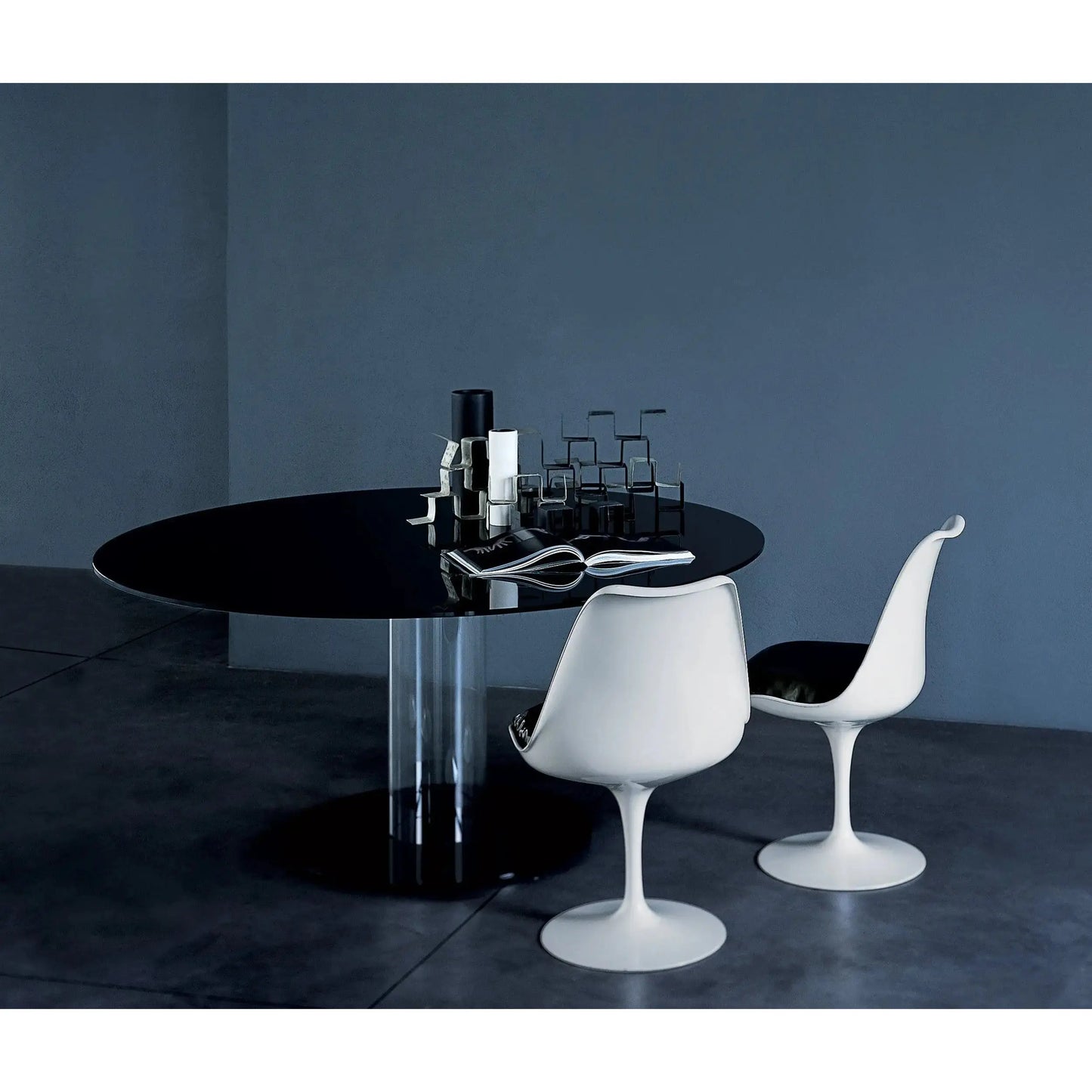 Hub High Glass Table | Glas Italia | JANGEORGe Interior Design