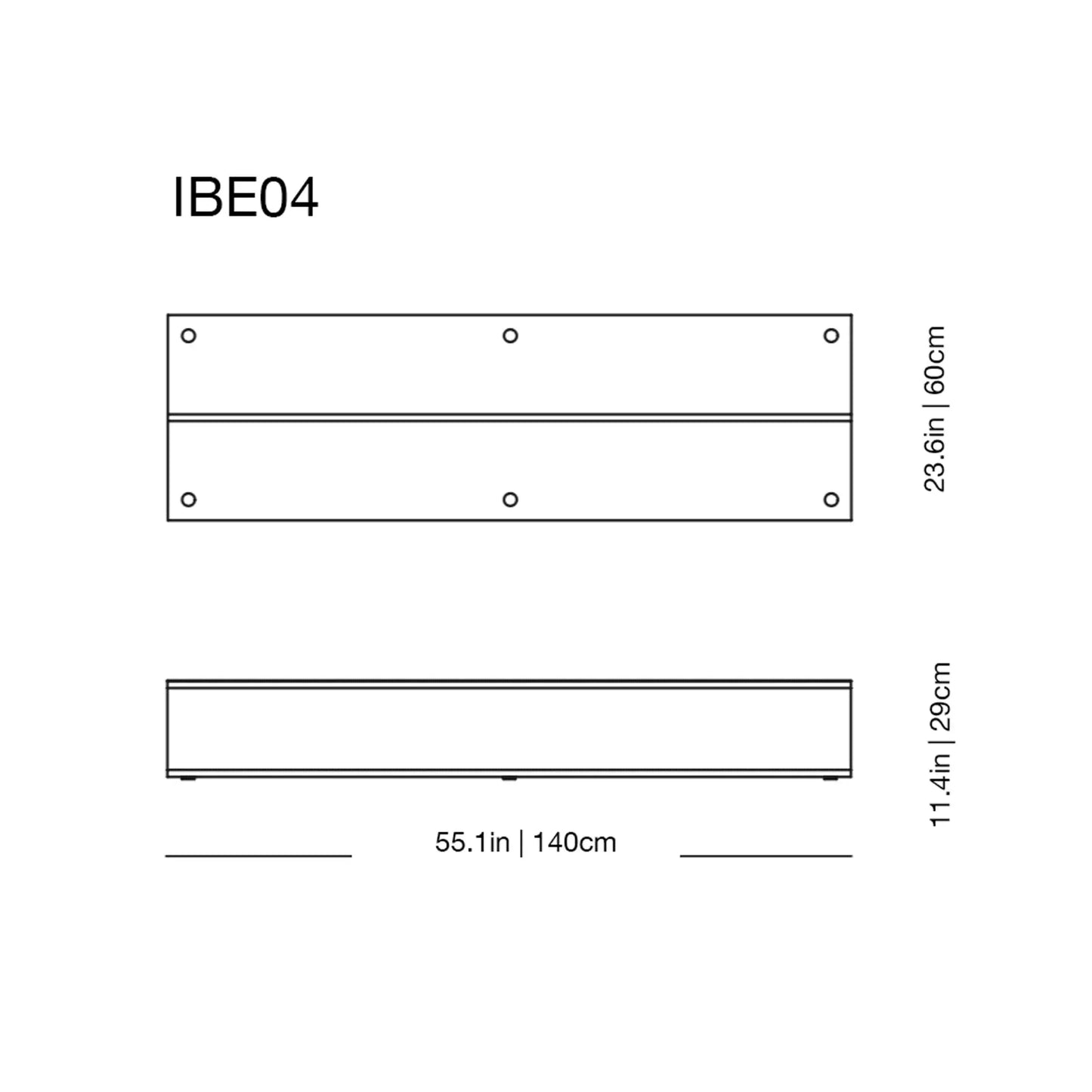 I-Beam Low Table | Glas Italia | JANGEORGe Interior Design