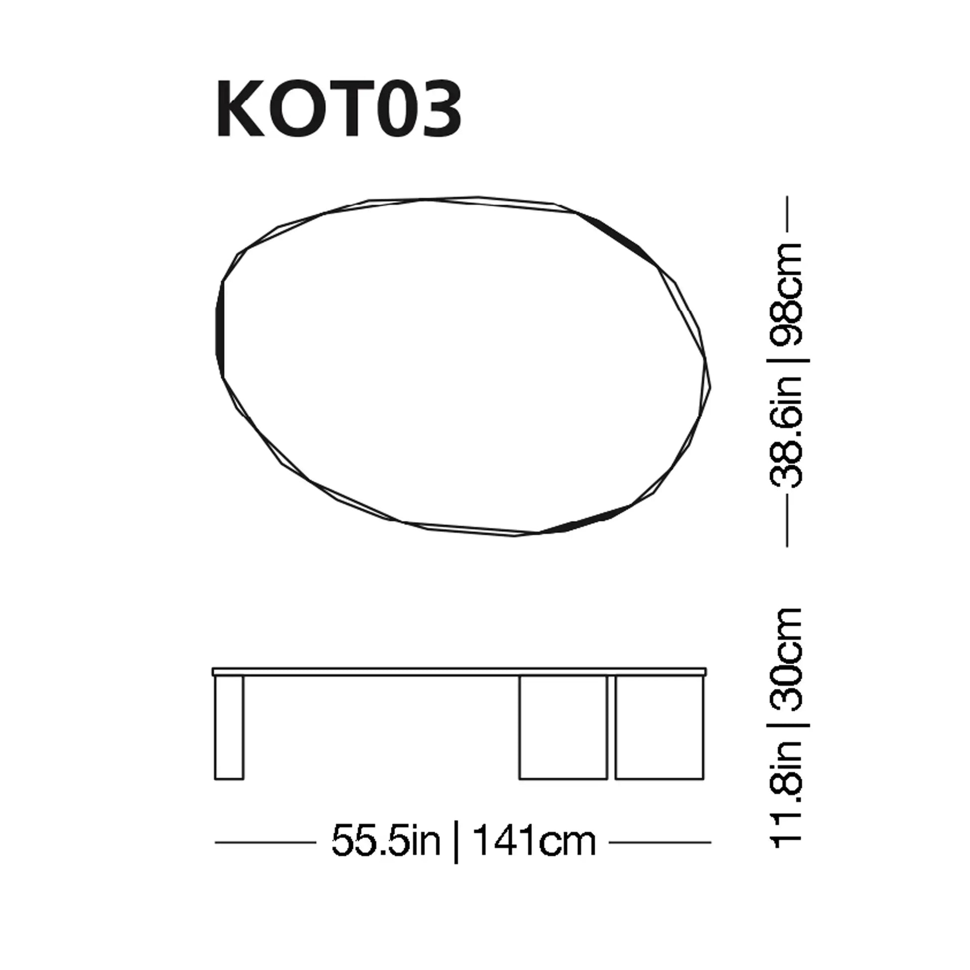 Kooh-I-Noor Glass Table | Glas Italia | JANGEORGe Interior Design