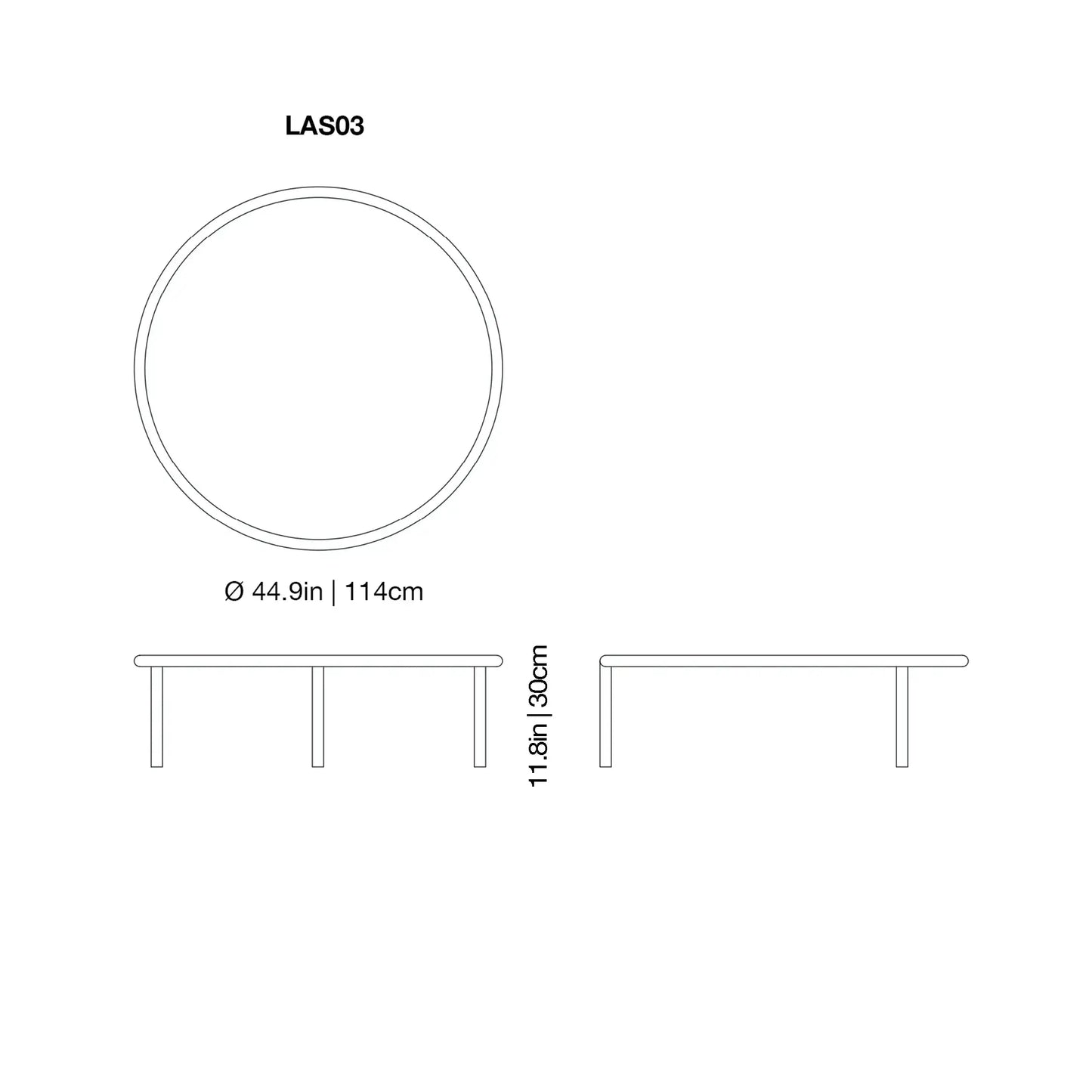 L.A. Sunset Low Glass Table | Glas Italia | JANGEORGe Interior Design