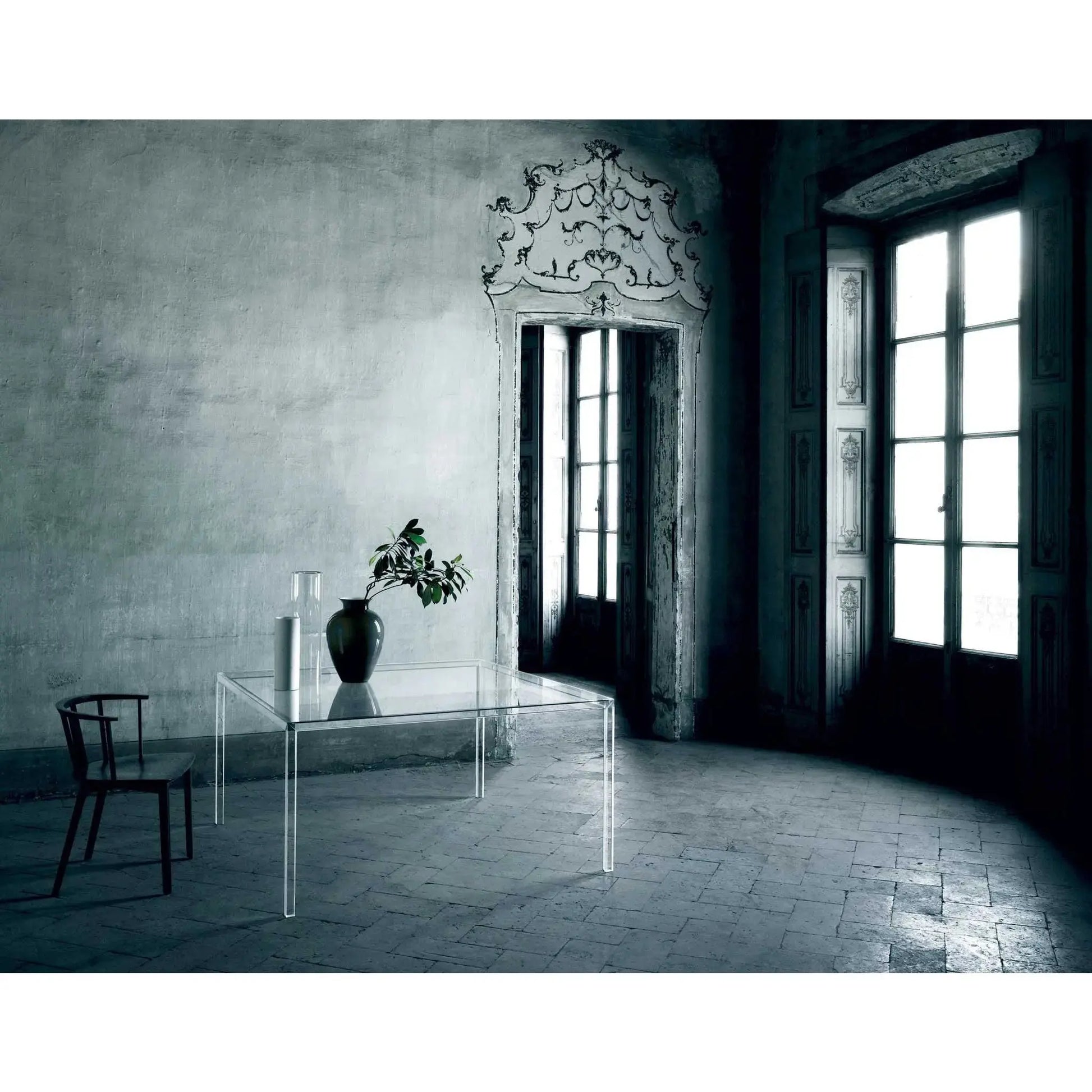Luminous High Glass Table | Glas Italia | JANGEORGe Interior Design