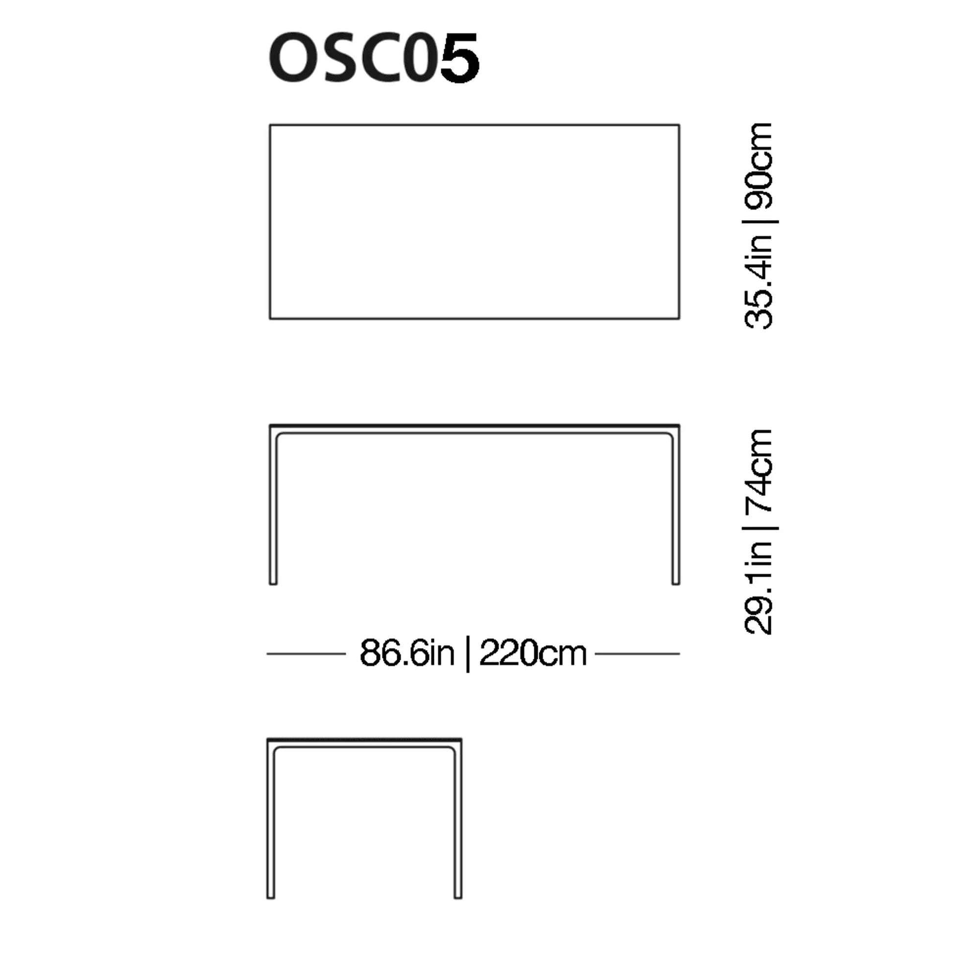 Oscar Writing Desk | Glas Italia | JANGEORGe Interior Design