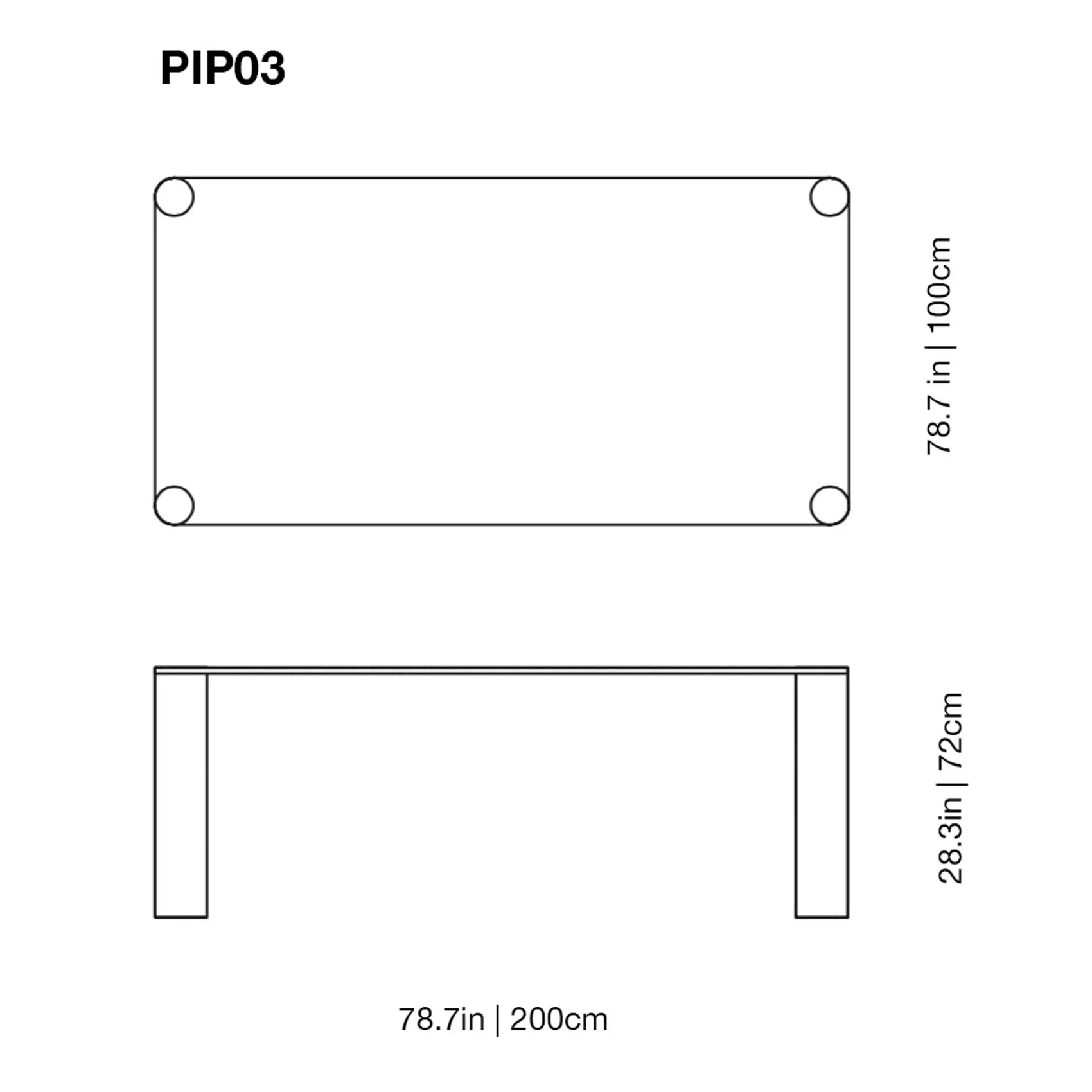 Pipeline High Glass Table | Glas Italia | JANGEORGe Interior Design