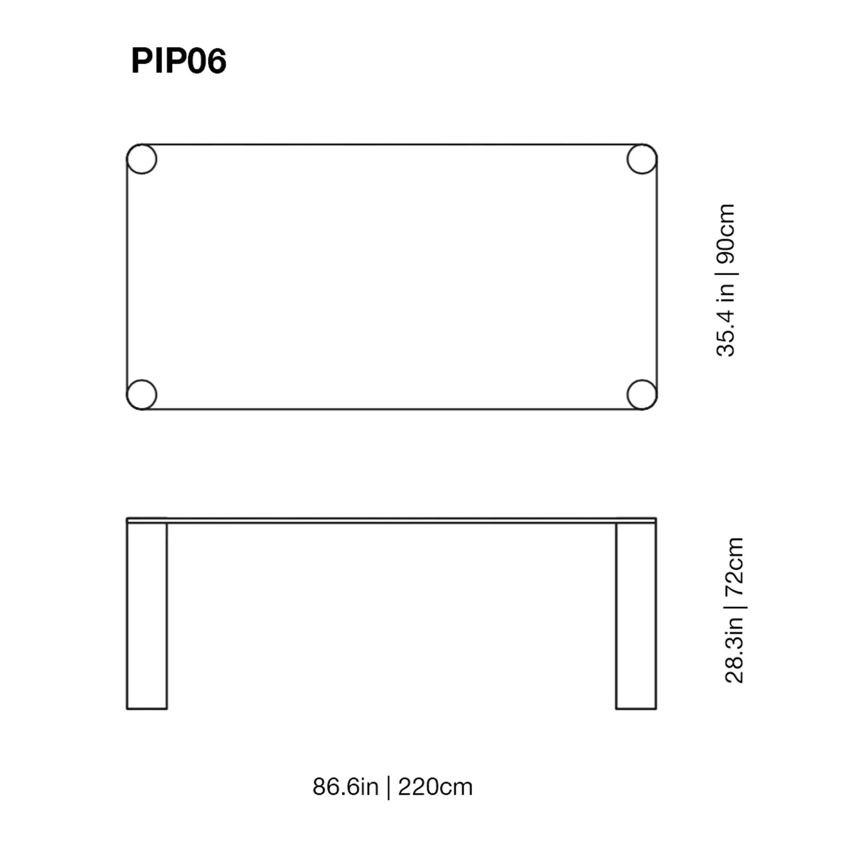 Pipeline High Glass Table | Glas Italia | JANGEORGe Interior Design