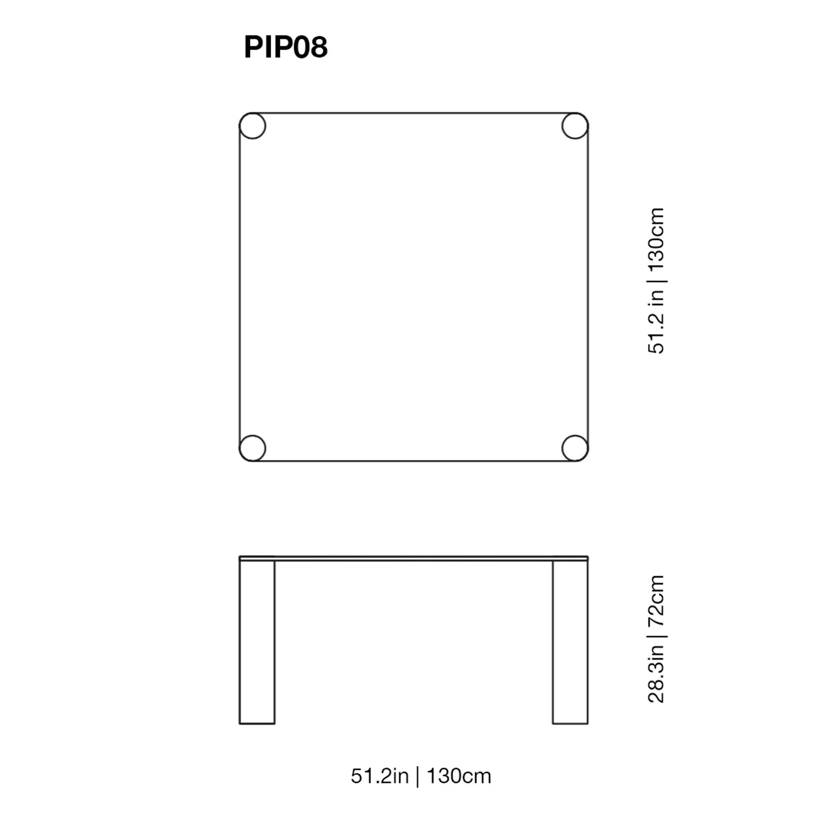 Pipeline High Glass Table | Glas Italia | JANGEORGe Interior Design