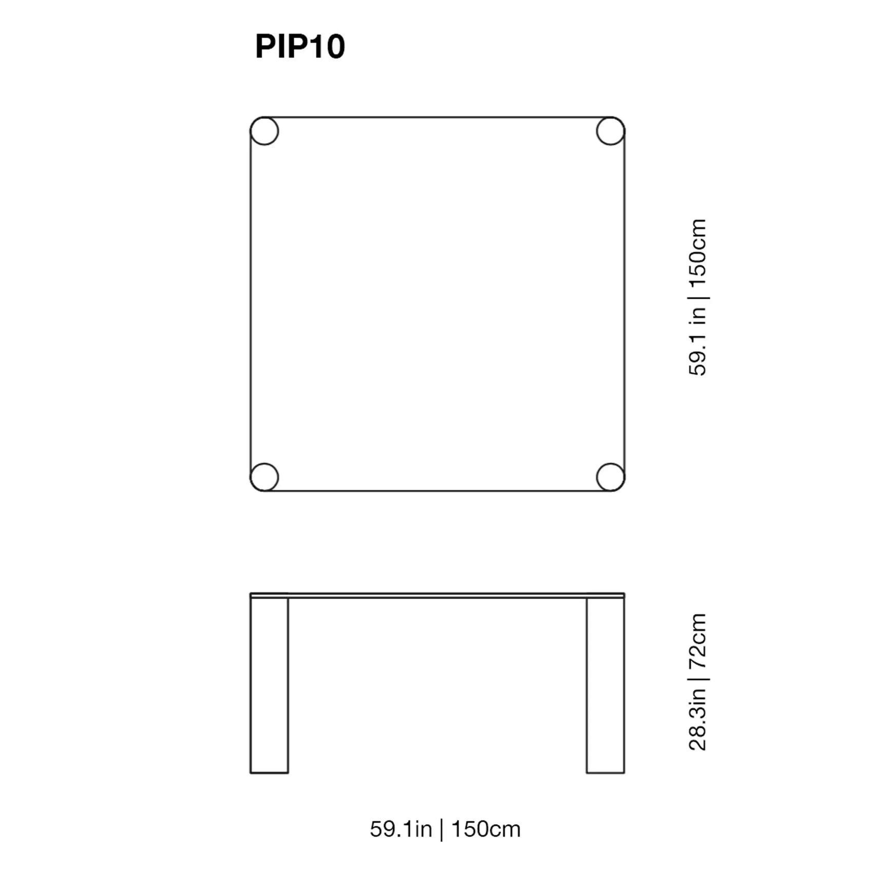 Pipeline High Glass Table | Glas Italia | JANGEORGe Interior Design