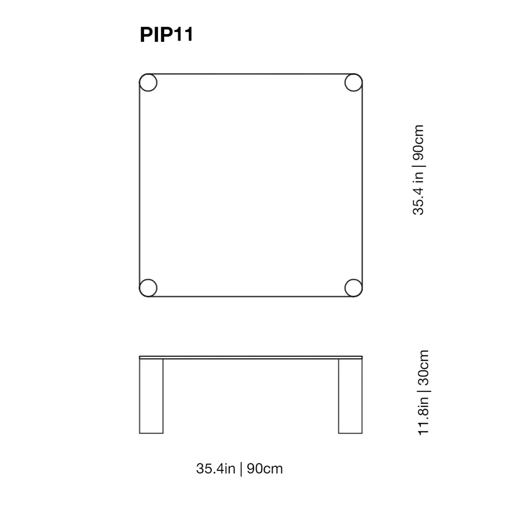 Pipeline Low Glass Table | Glas Italia | JANGEORGe Interior Design