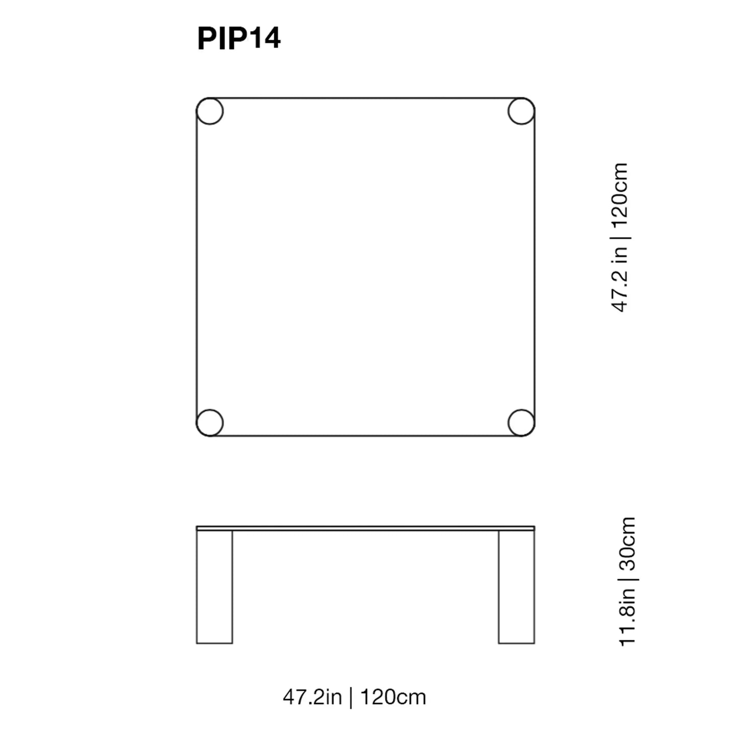 Pipeline Low Glass Table | Glas Italia | JANGEORGe Interior Design