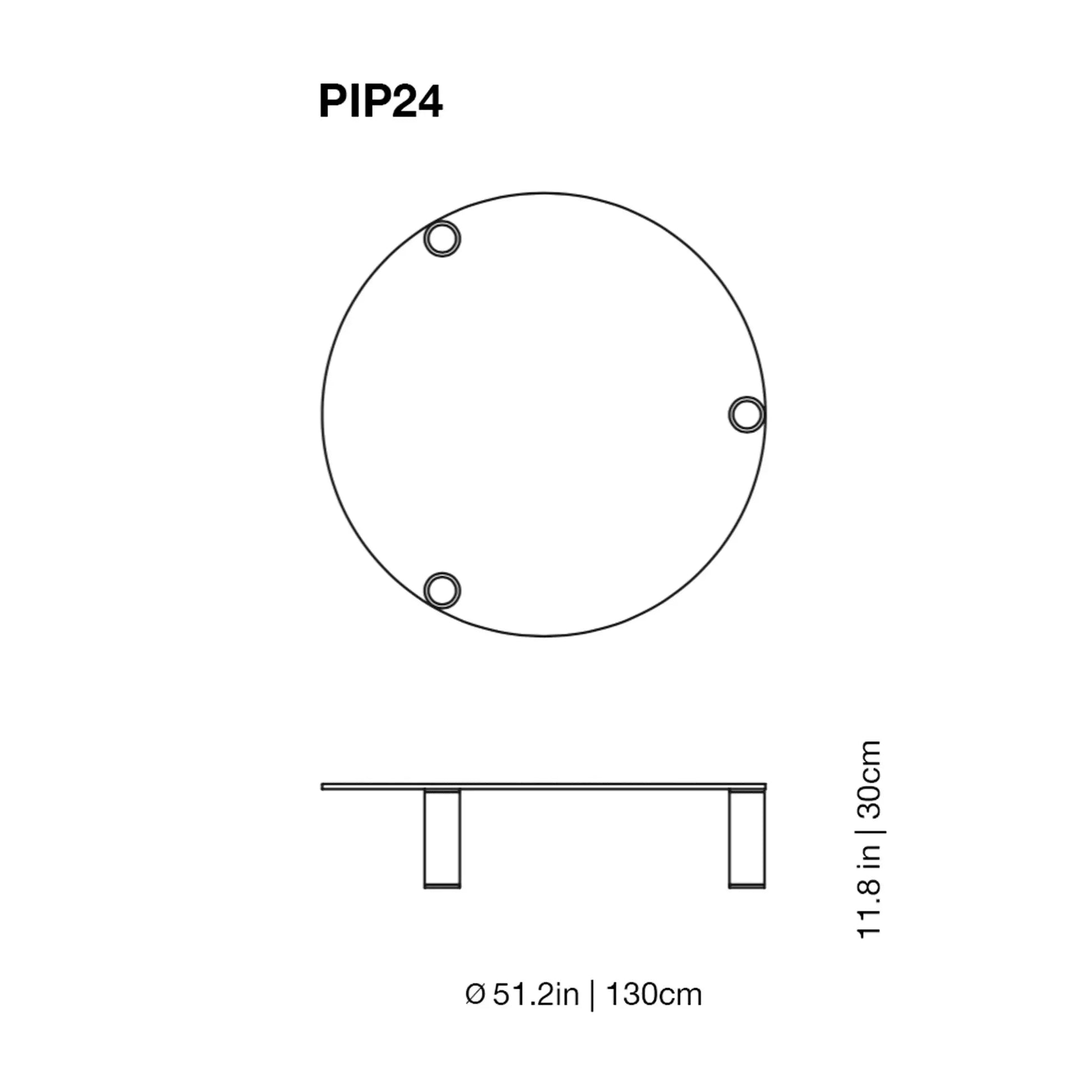 Pipeline Low Glass Table | Glas Italia | JANGEORGe Interior Design