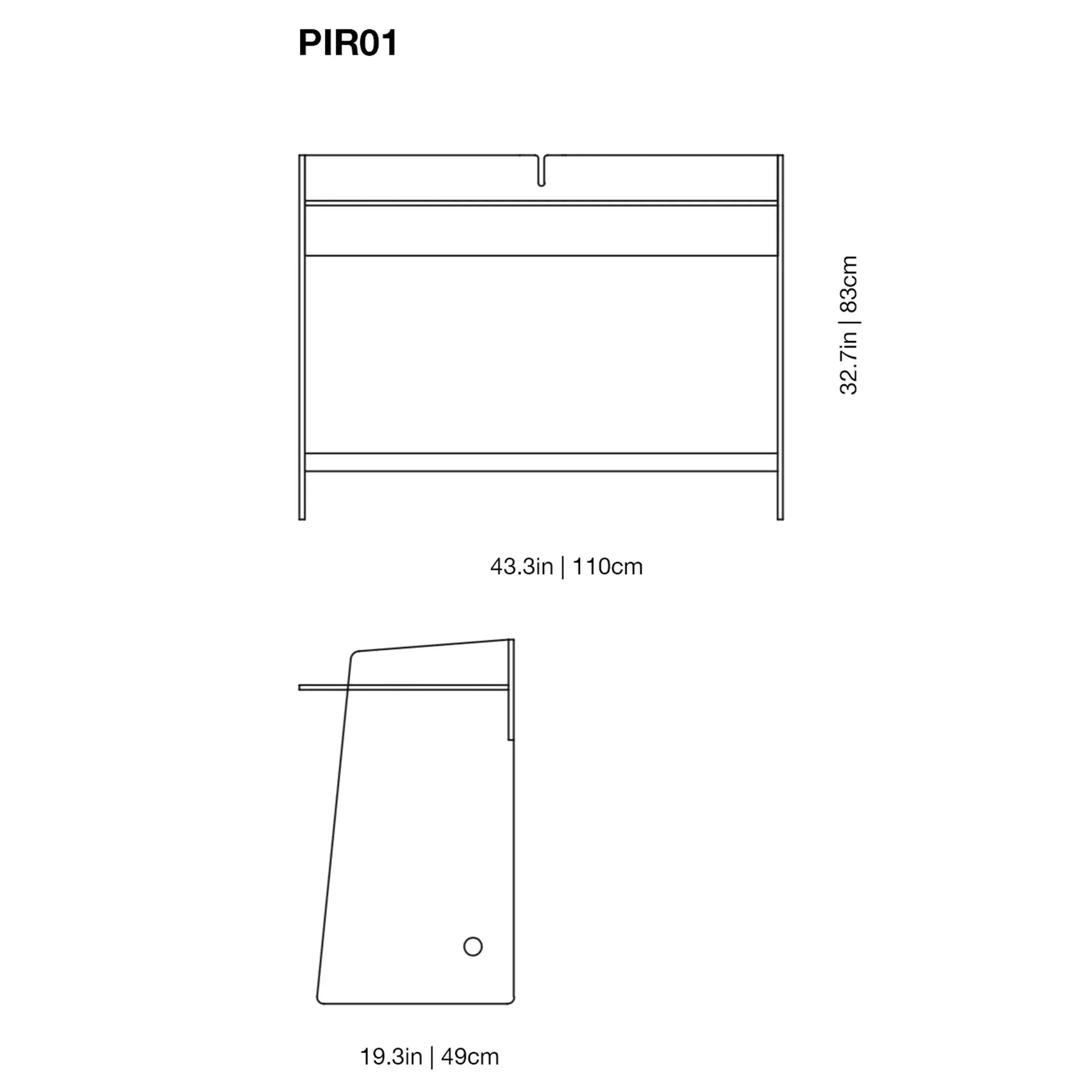 Pirandello Writing Desk | Glas Italia | JANGEORGe Interior Design