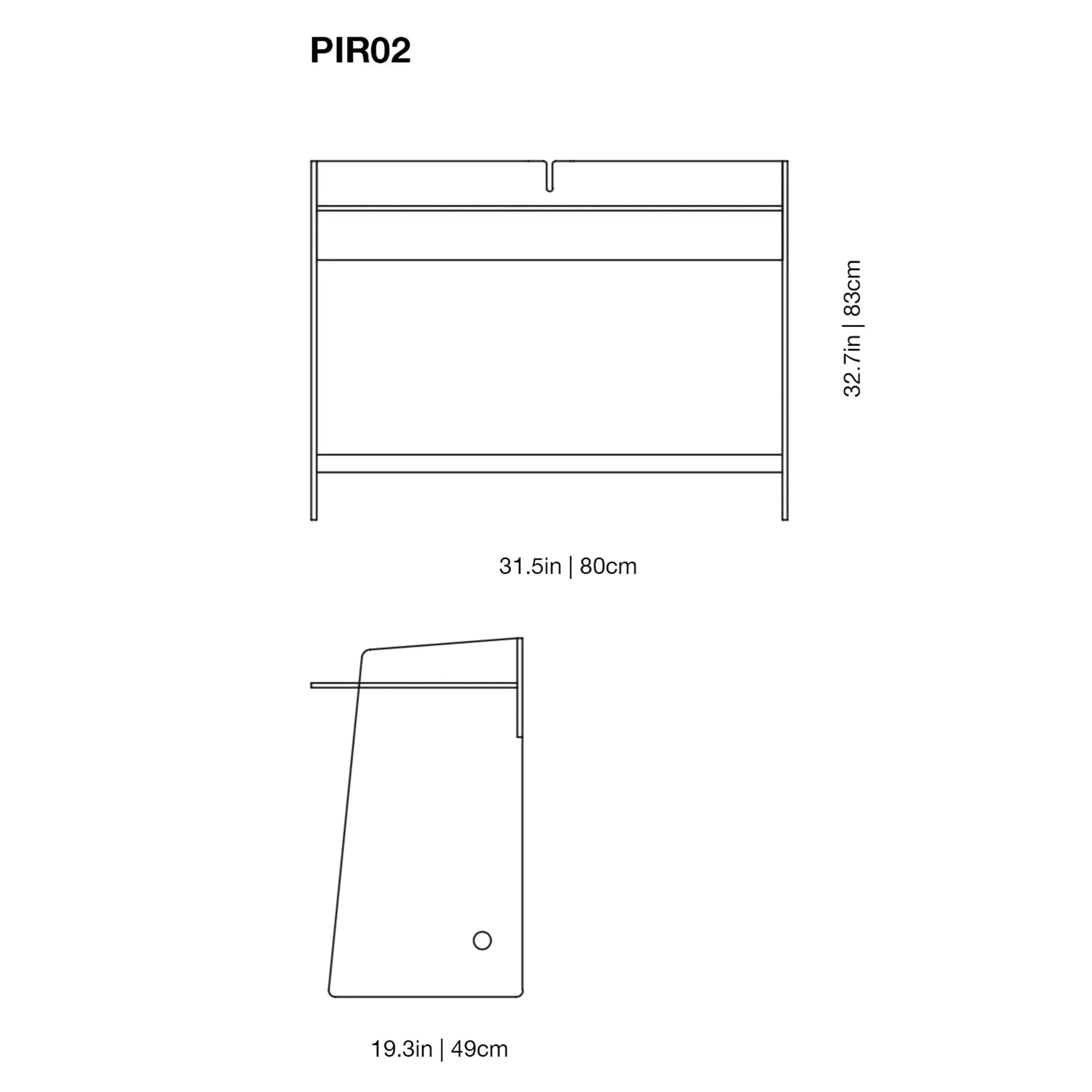 Pirandello Writing Desk | Glas Italia | JANGEORGe Interior Design